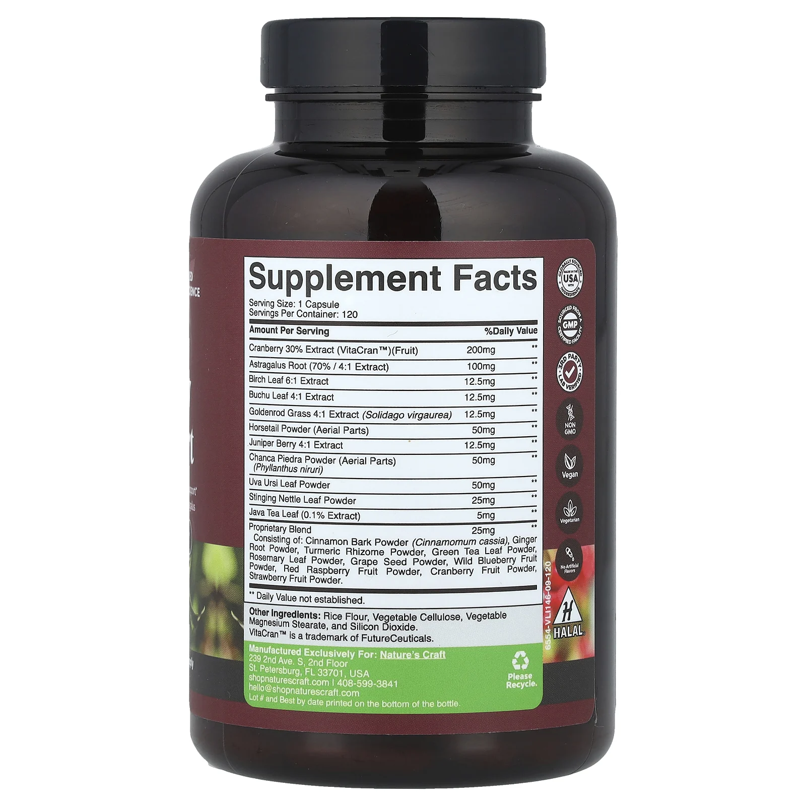 Nature's Craft, Поддержка почек, 120 капсул