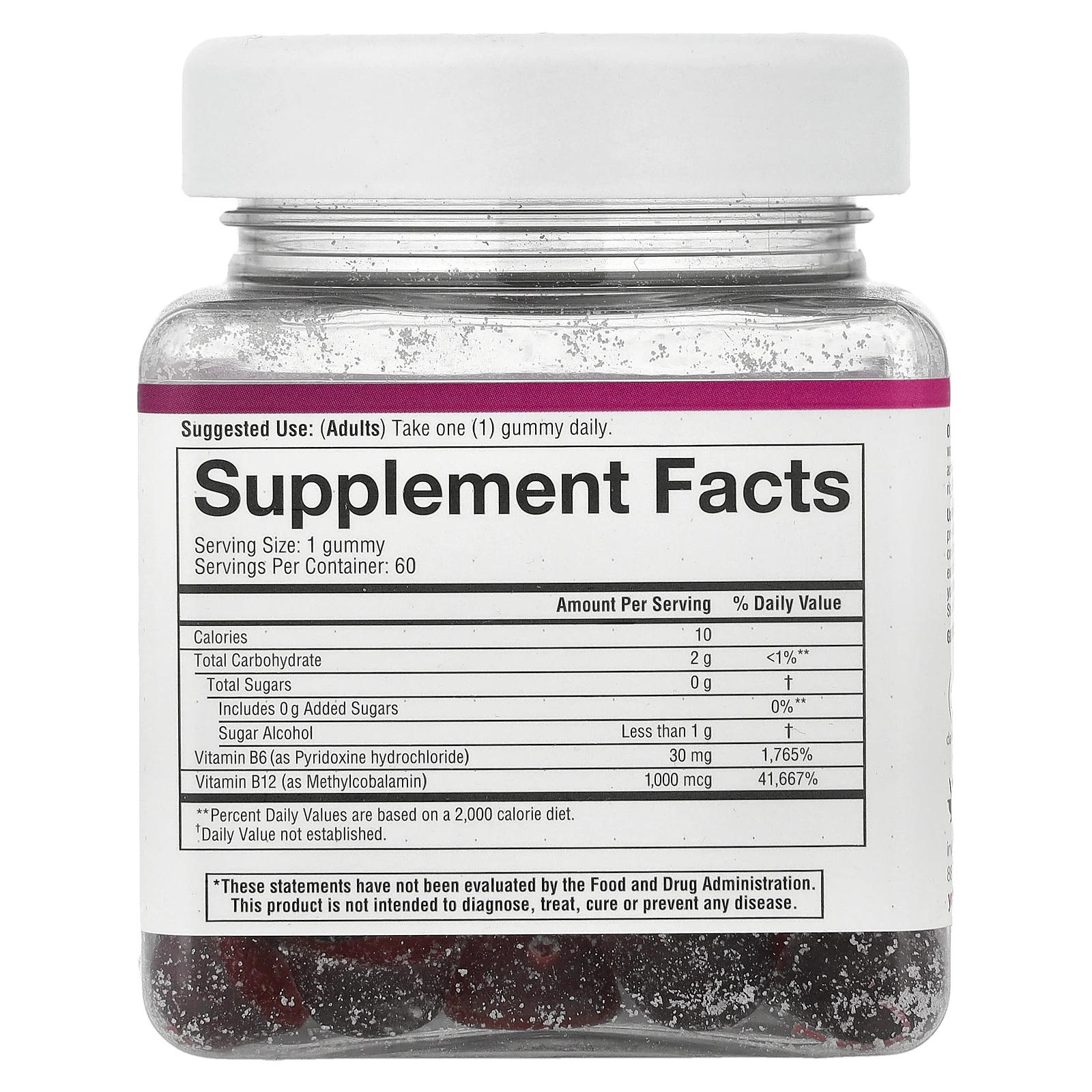 Youtheory, жевательные витамины B12 и B6, со вкусом малины, 60 жевательных таблеток