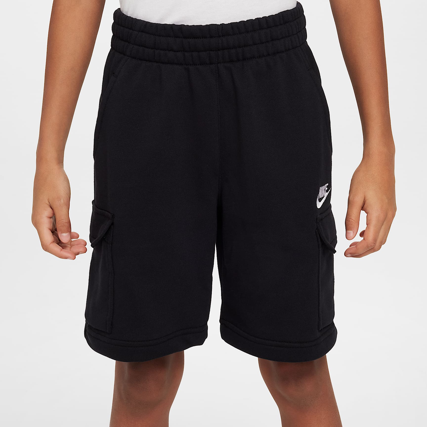 Nike Sportswear Club Big Kids' French Terry Cargo Shorts