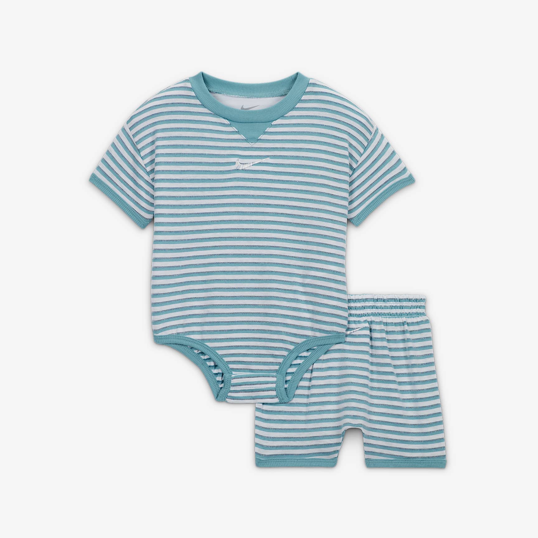 Nike ReadySet Baby (0-9M) Bodysuit and Shorts Set