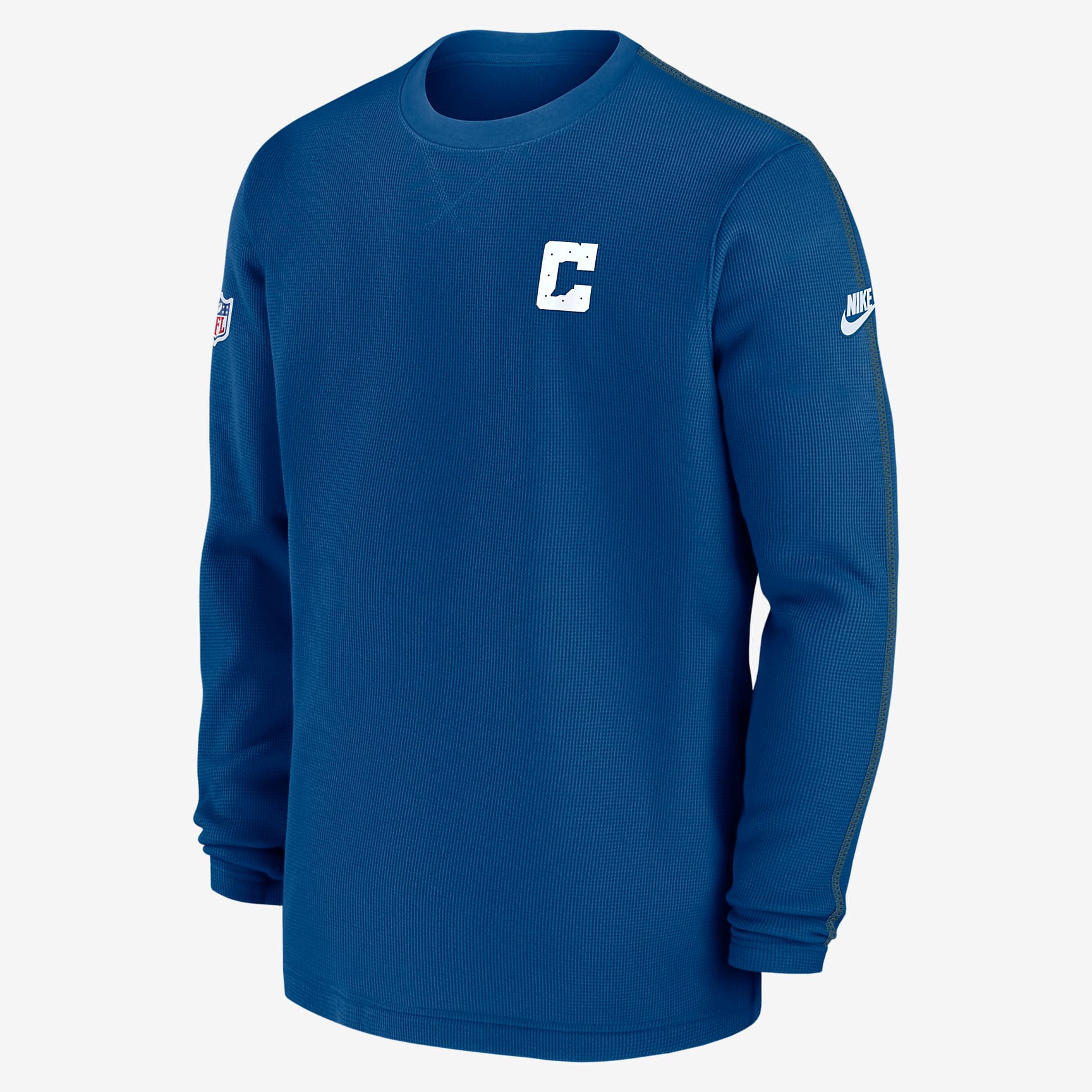 Indianapolis Colts Sideline Logo Coach Men’s Nike NFL Long-Sleeve Top