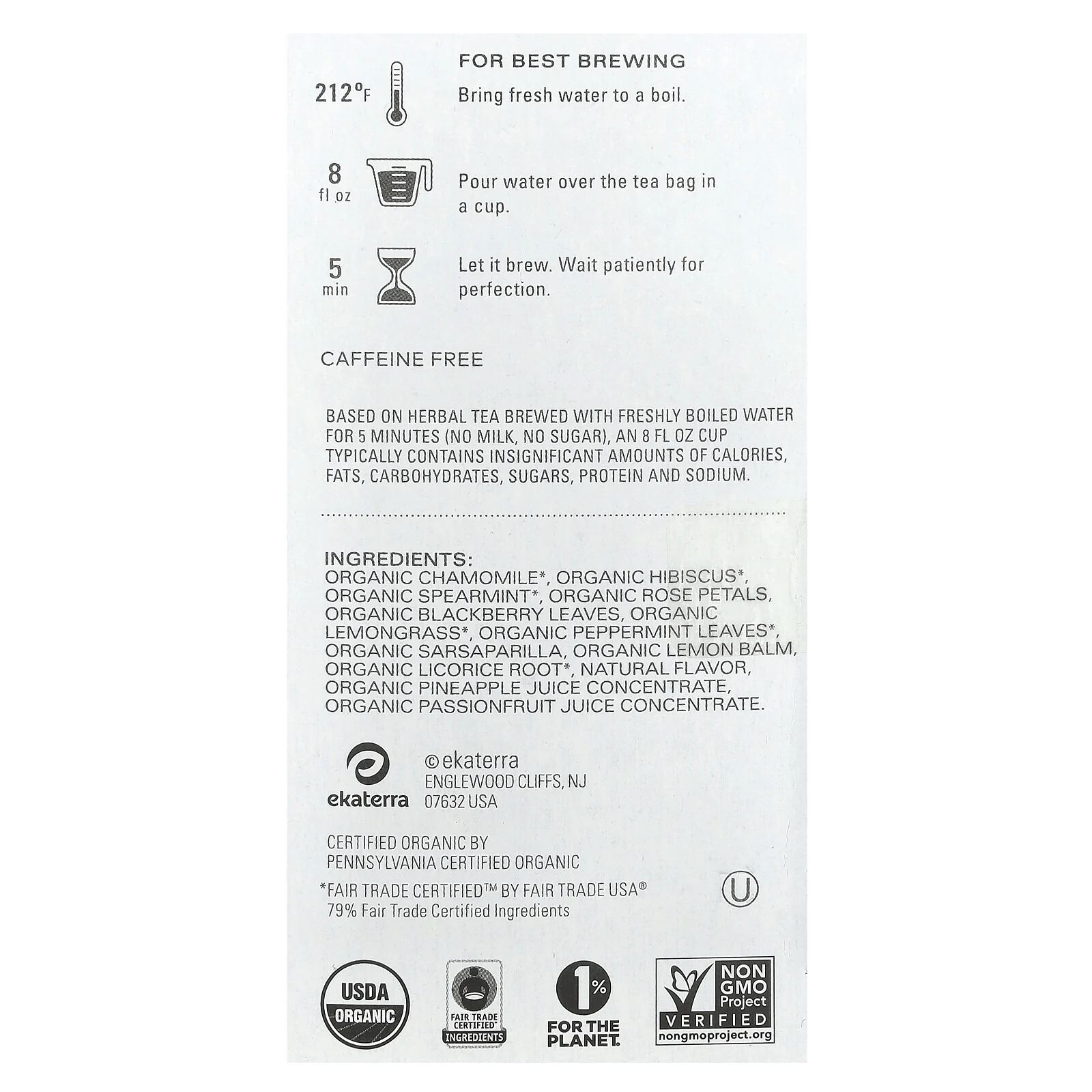 Tazo Teas, Regenerative, травяной чай, органическая успокаивающая ромашка, без кофеина, 16 чайных пакетиков, 20 г (0,73 унции)