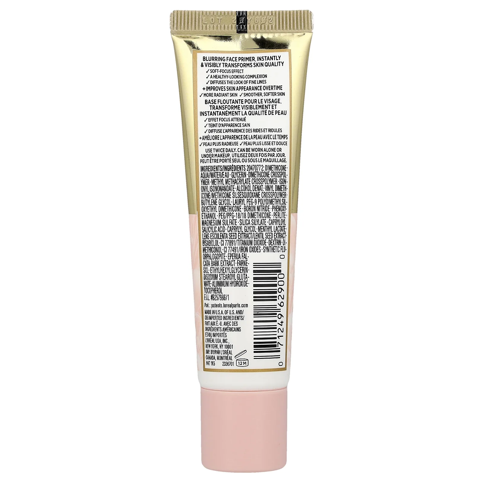 L'Oréal, Age Perfect, праймер для лица Blurring, оттенок розового / розового, 30 мл (1 жидк. Унция)