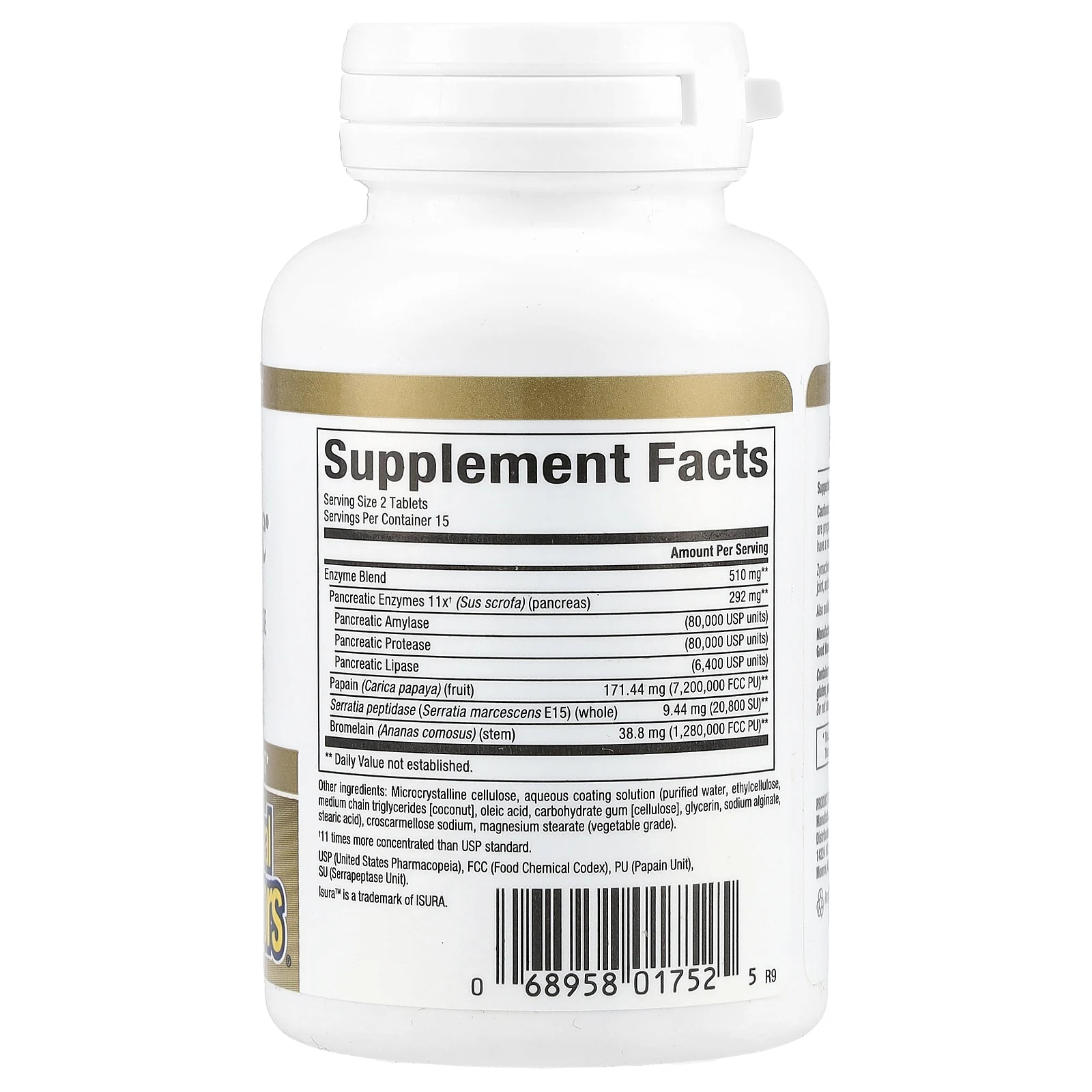 Natural Factors, Zymactive, двойная сила действия, 30 таблеток, покрытых кишечнорастворимой оболочкой