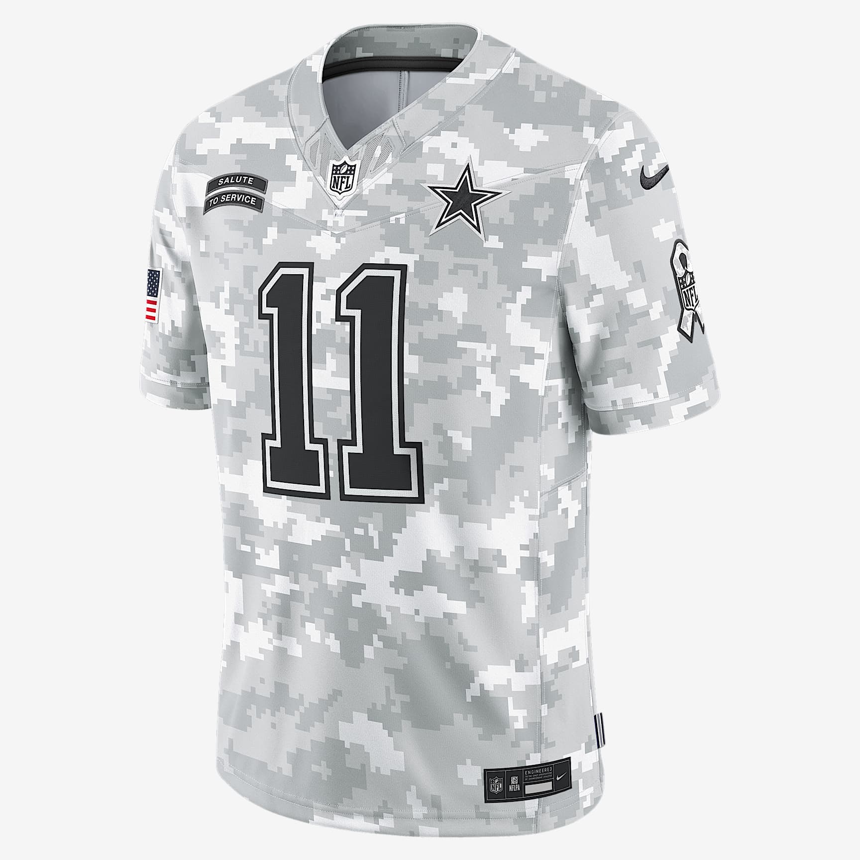 Micah Parsons Dallas Cowboys Salute to Service Men's Nike Dri-FIT NFL Limited Jersey