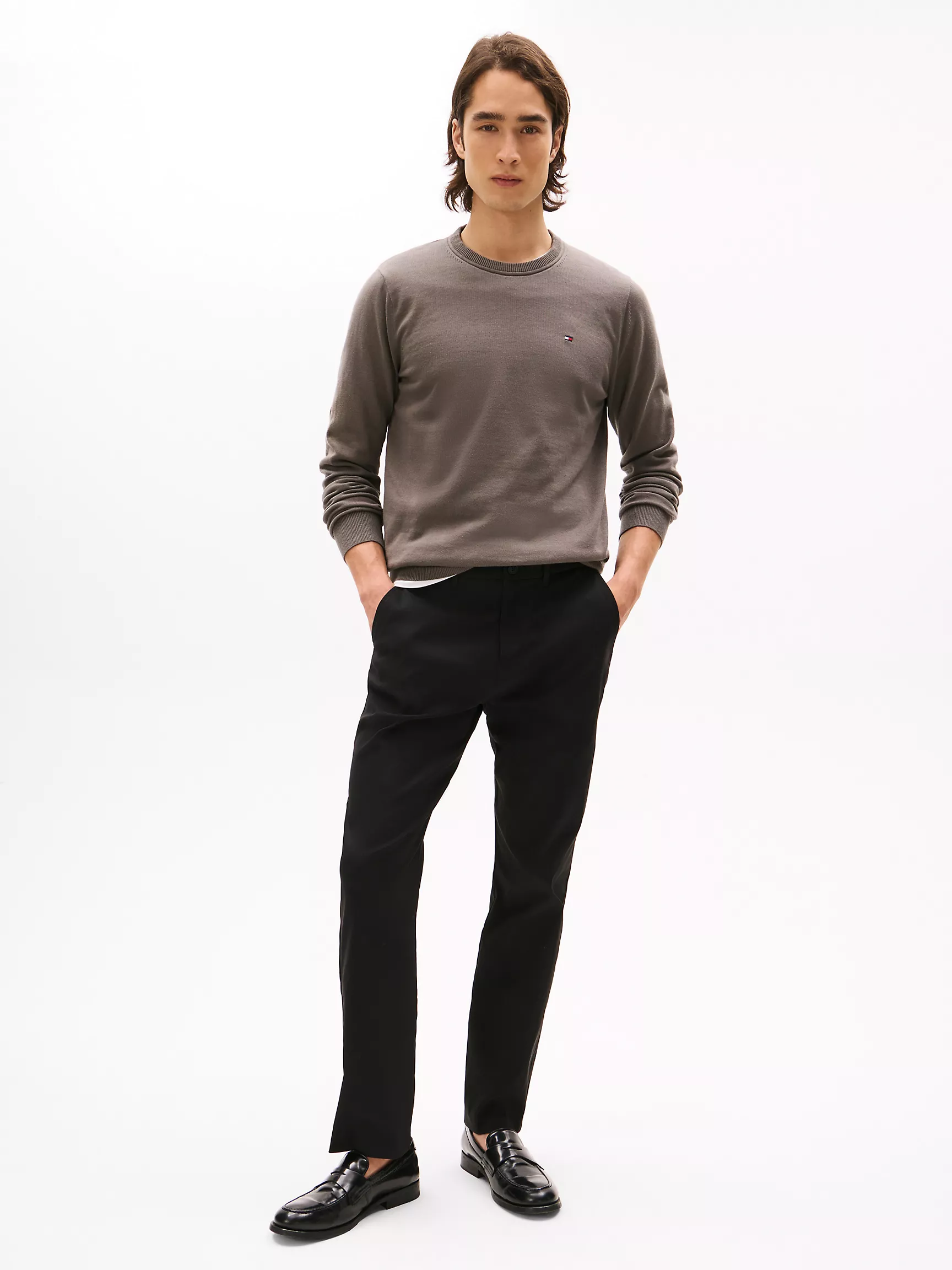 Мужские брюки Tommy Hilfiger, Эластичные брюки стандартного кроя из технологичной ткани