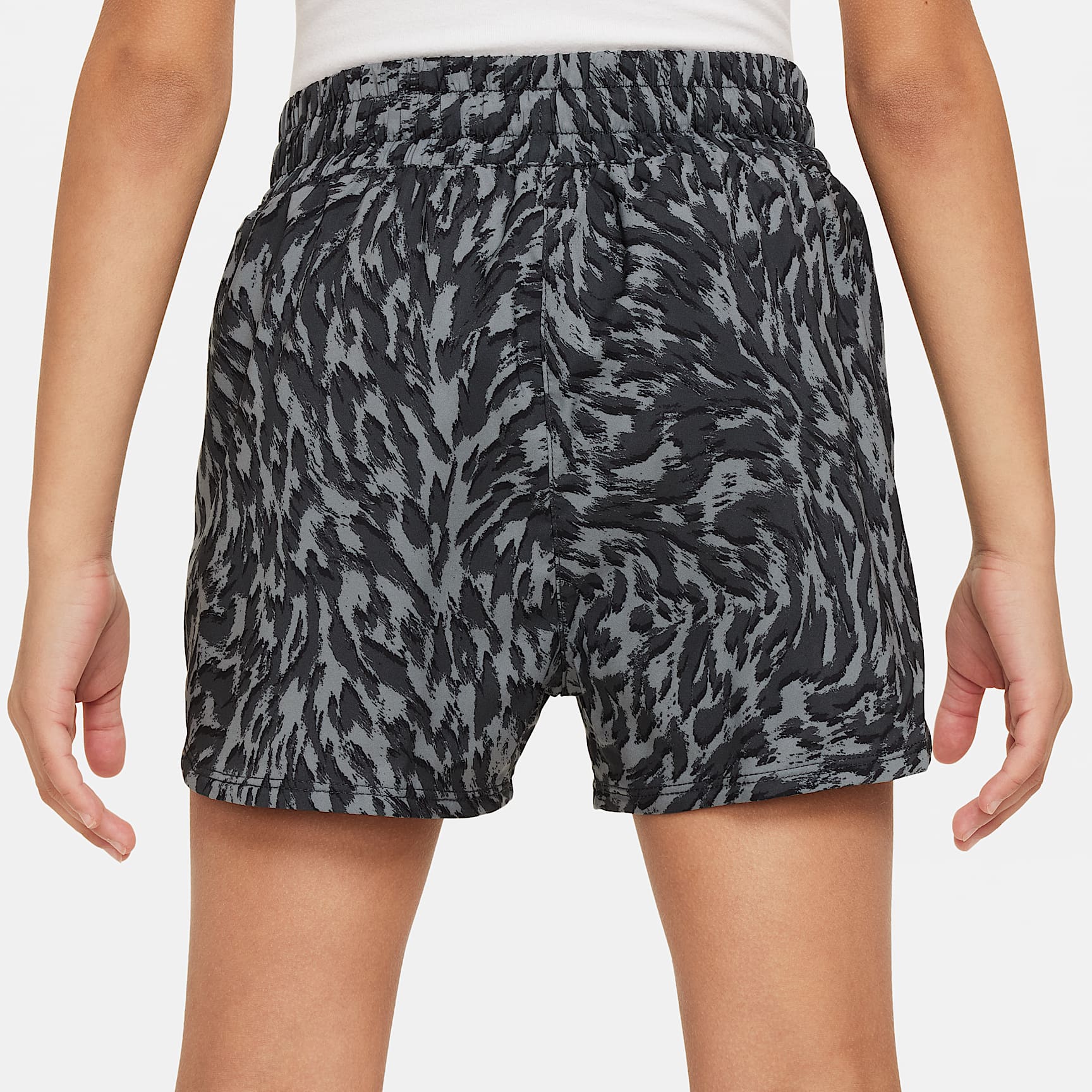 Nike One Big Kids' (Girls') Woven High-Waisted Shorts