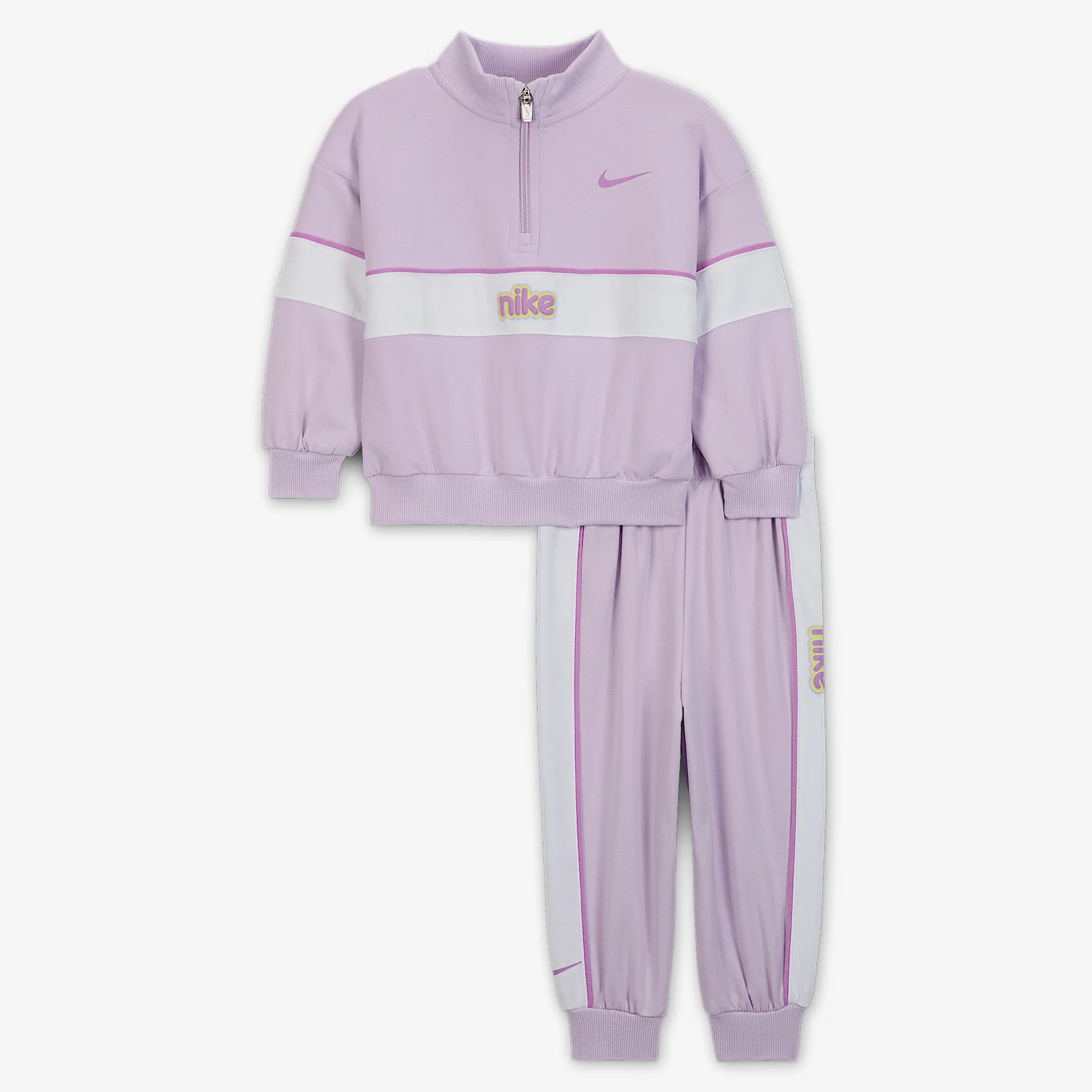 Nike E1D1 Baby Quarter-Zip Top and Pants Set