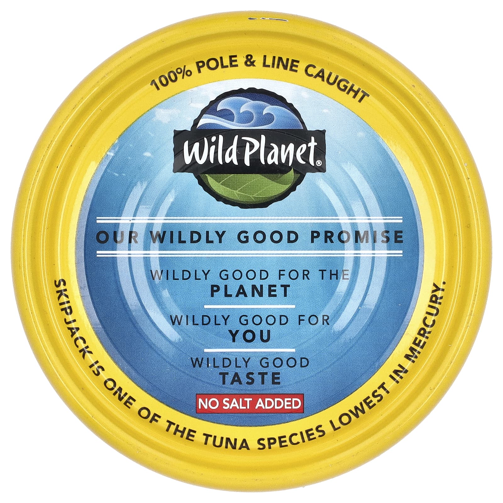 Wild Planet, Дикий тунец, без добавления соли, 142 г (5 унций)