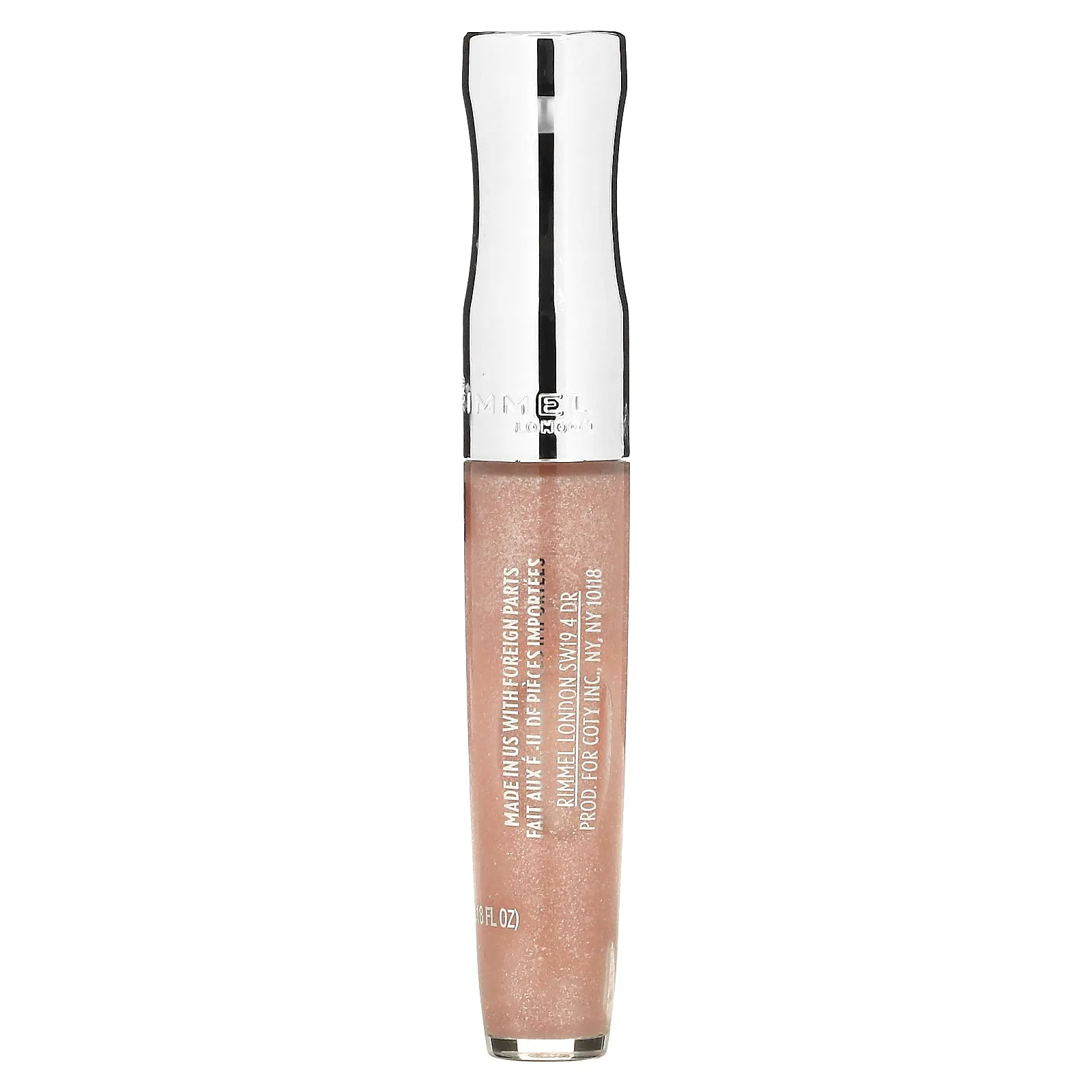 Rimmel London, Stay Glossy, блеск для губ, оттенок 110 Dorchester Rose, 5,5 мл (0,18 жидк. унции)