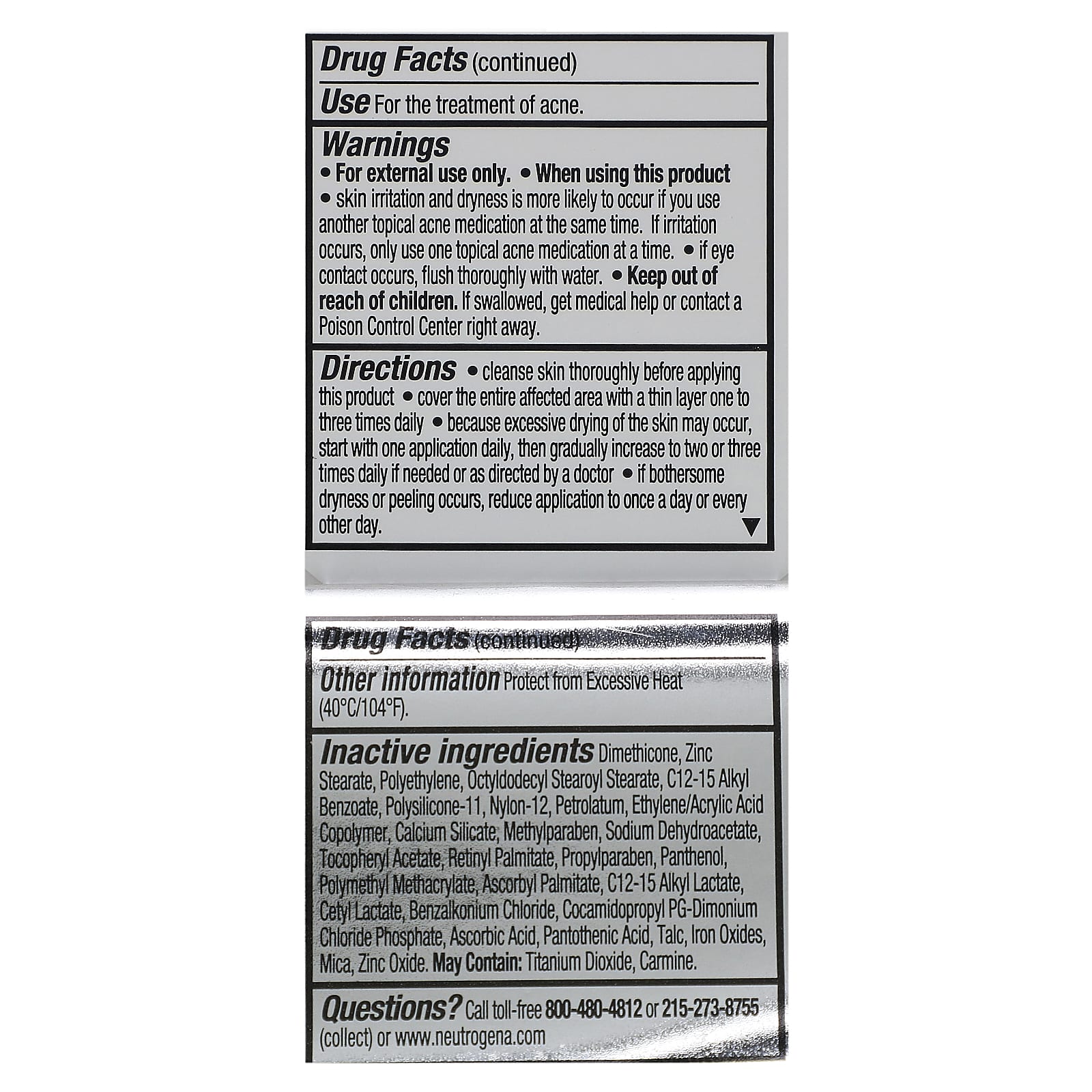 Neutrogena, Очищающая минеральная пудра, натуральный бежевый 60, 11 г (0,38 унции)