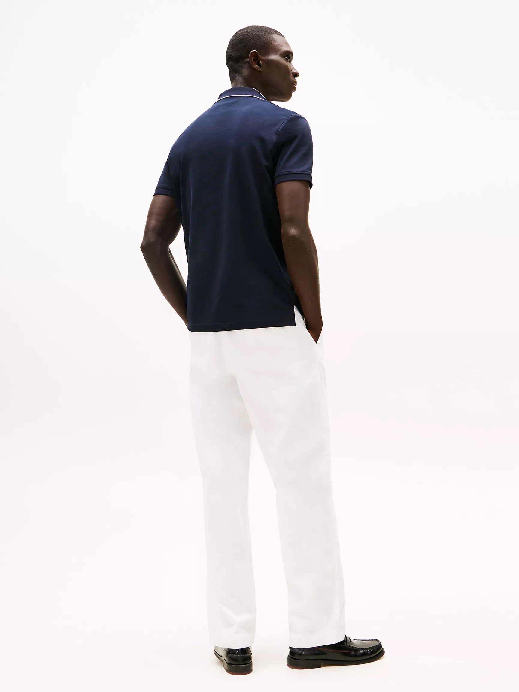 Мужское поло Tommy Hilfiger, Стандартное поло с вышитым логотипом Crest