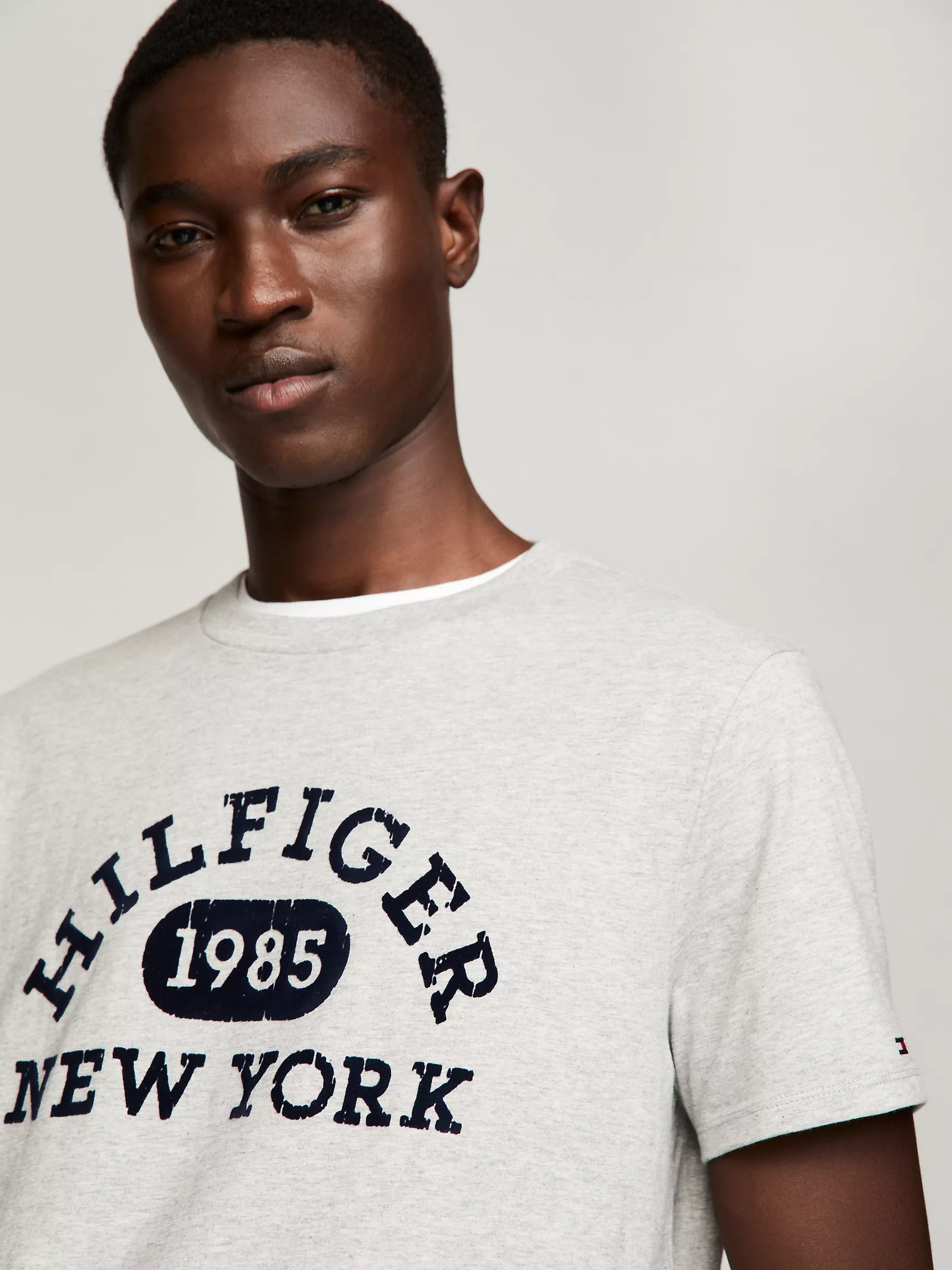 Мужская футболка Tommy Hilfiger, Футболка с университетским монограммным логотипом