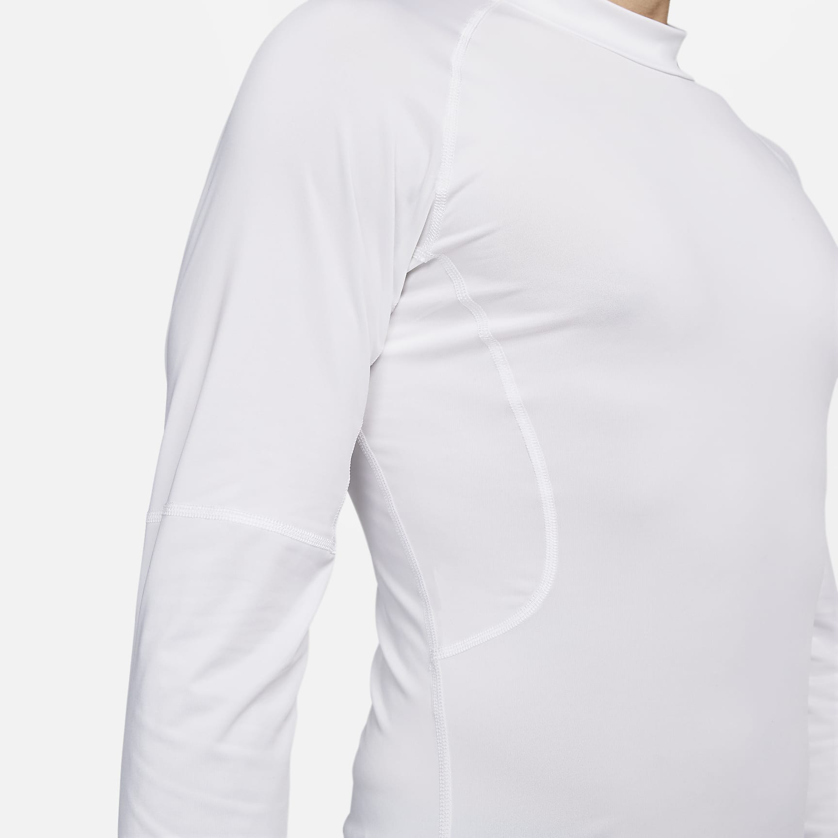 Nike Pro Men's Dri-FIT Fitness Mock-Neck Long-Sleeve Top