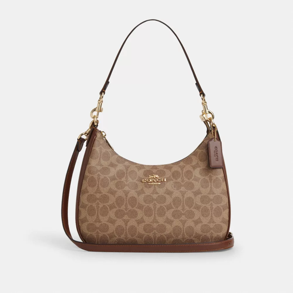 Сумка COACH Teri Hobo Bag In Signature Canvas