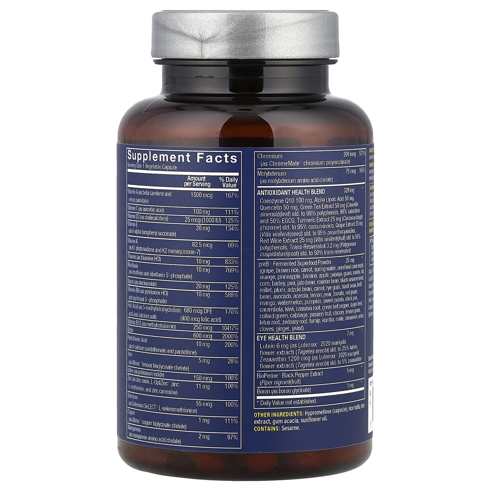 Vthrive, BioActive Women's One Daily Multi, 30 растительных капсул