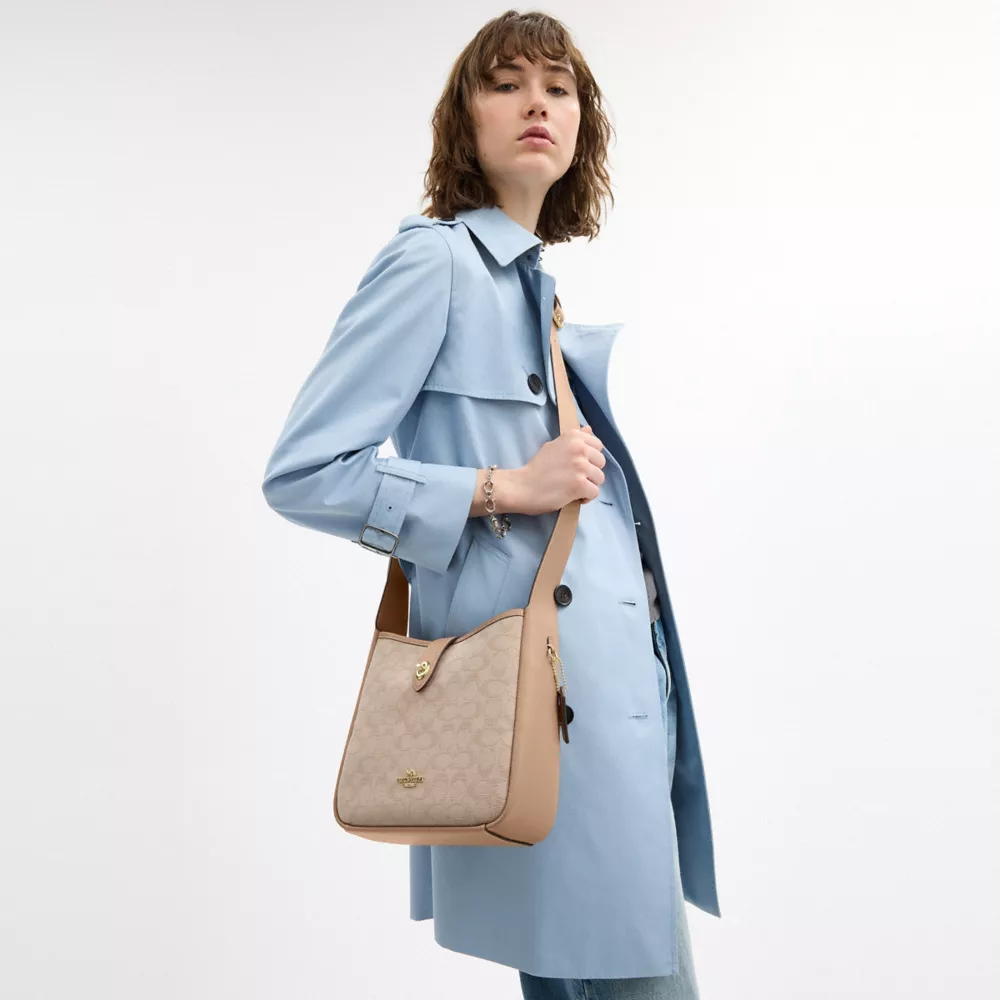 Сумка COACH Hadley Convertible Crossbody Bag With Signature Canvas