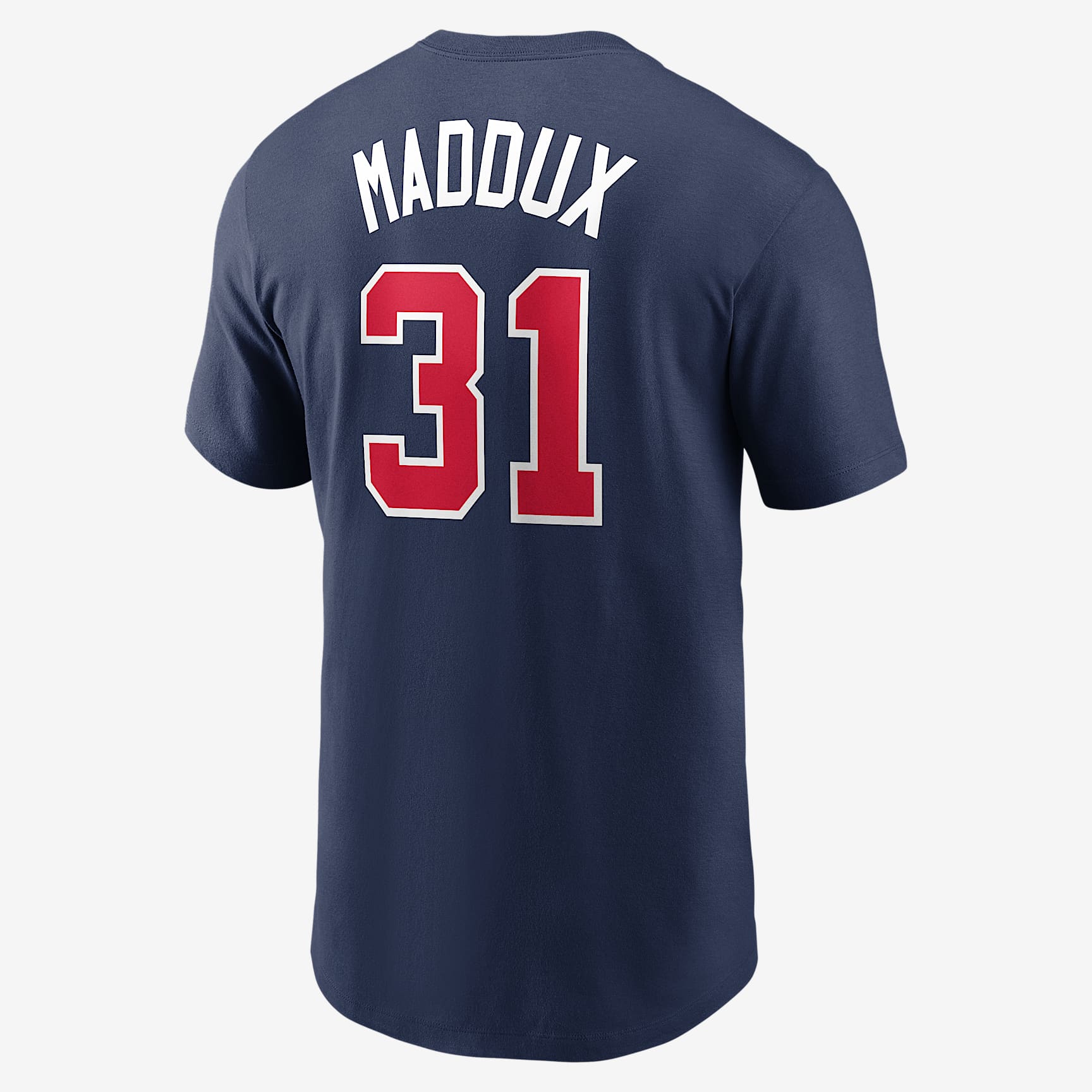 Greg Maddux Atlanta Braves Fuse Cooperstown Men's Nike MLB T-Shirt
