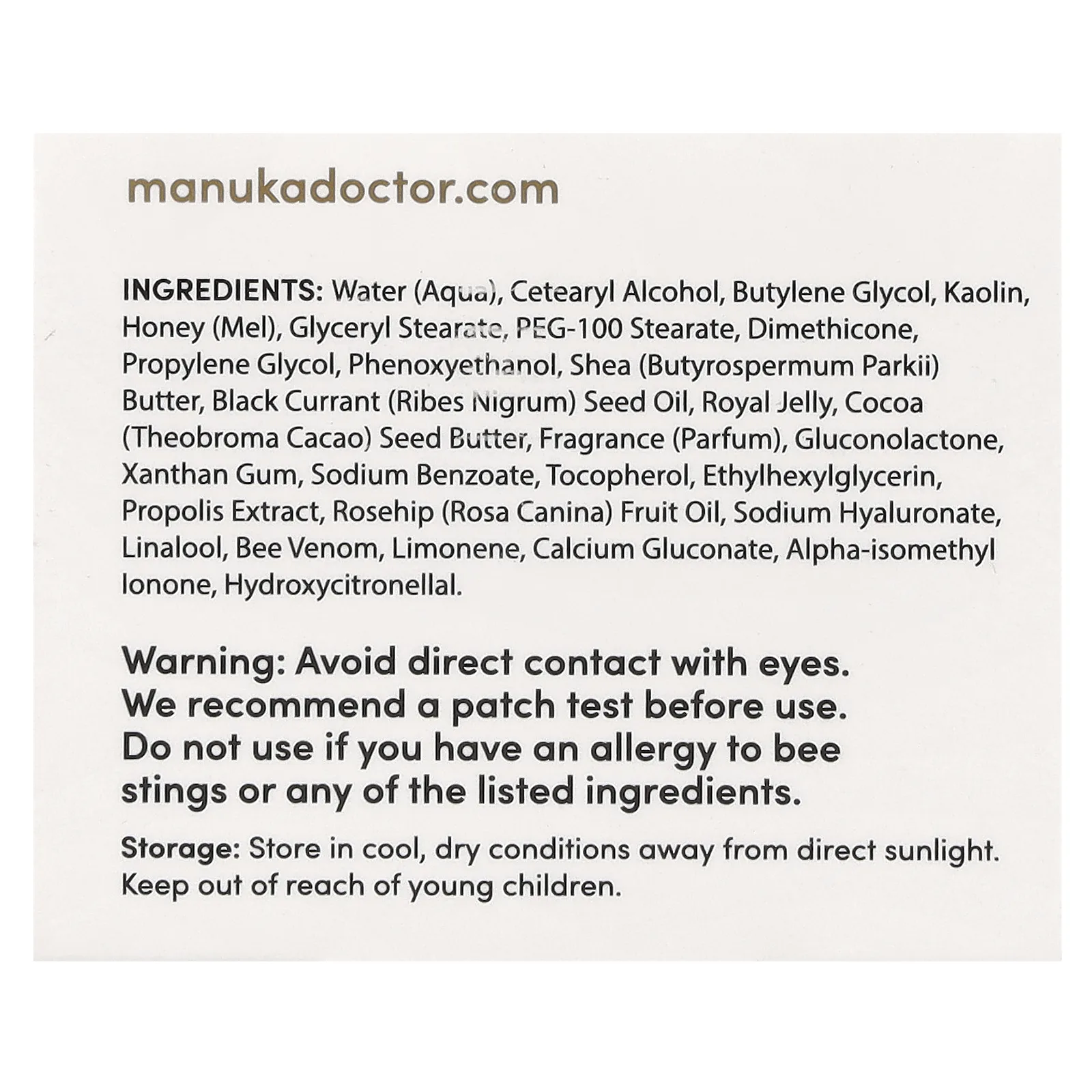 Manuka Doctor, омолаживающая маска для лица с медом манука, 50 мл (1,69 жидк. унции)