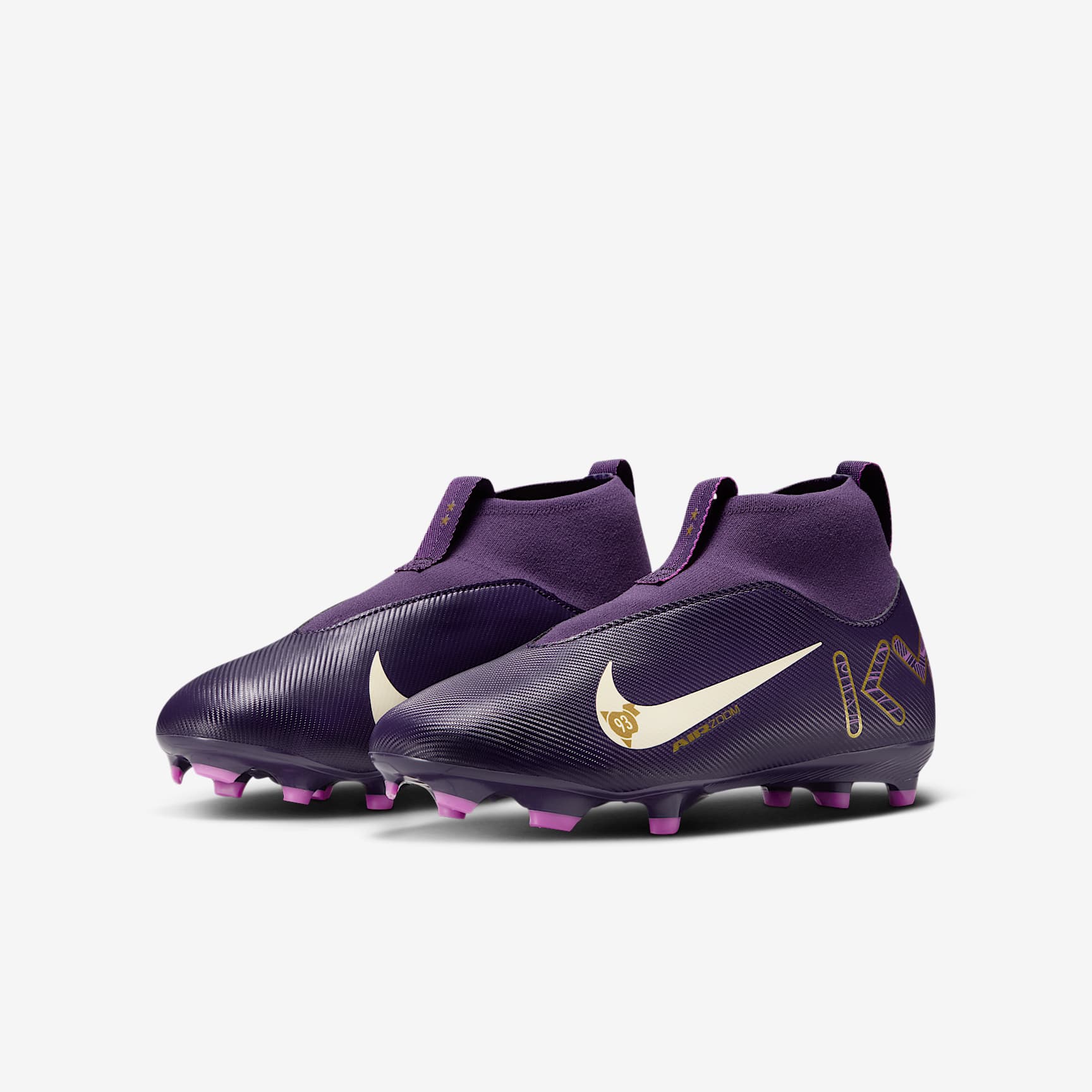 Nike Jr. Mercurial Superfly 10 Academy "Kylian Mbappé" Little/Big Kids' MG High-Top Soccer Cleats