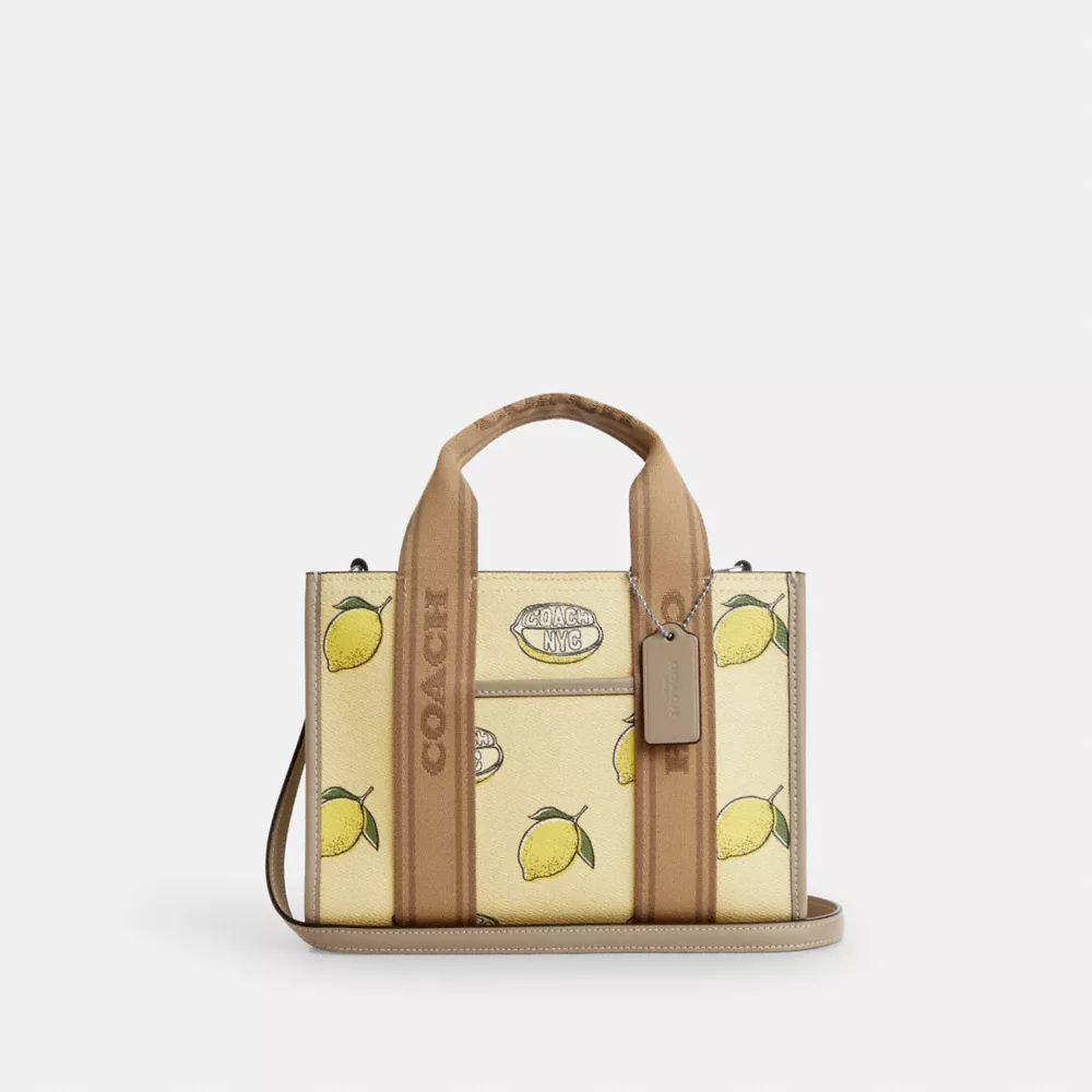 Сумка COACH Smith Tote Bag 24 With Lemon Print