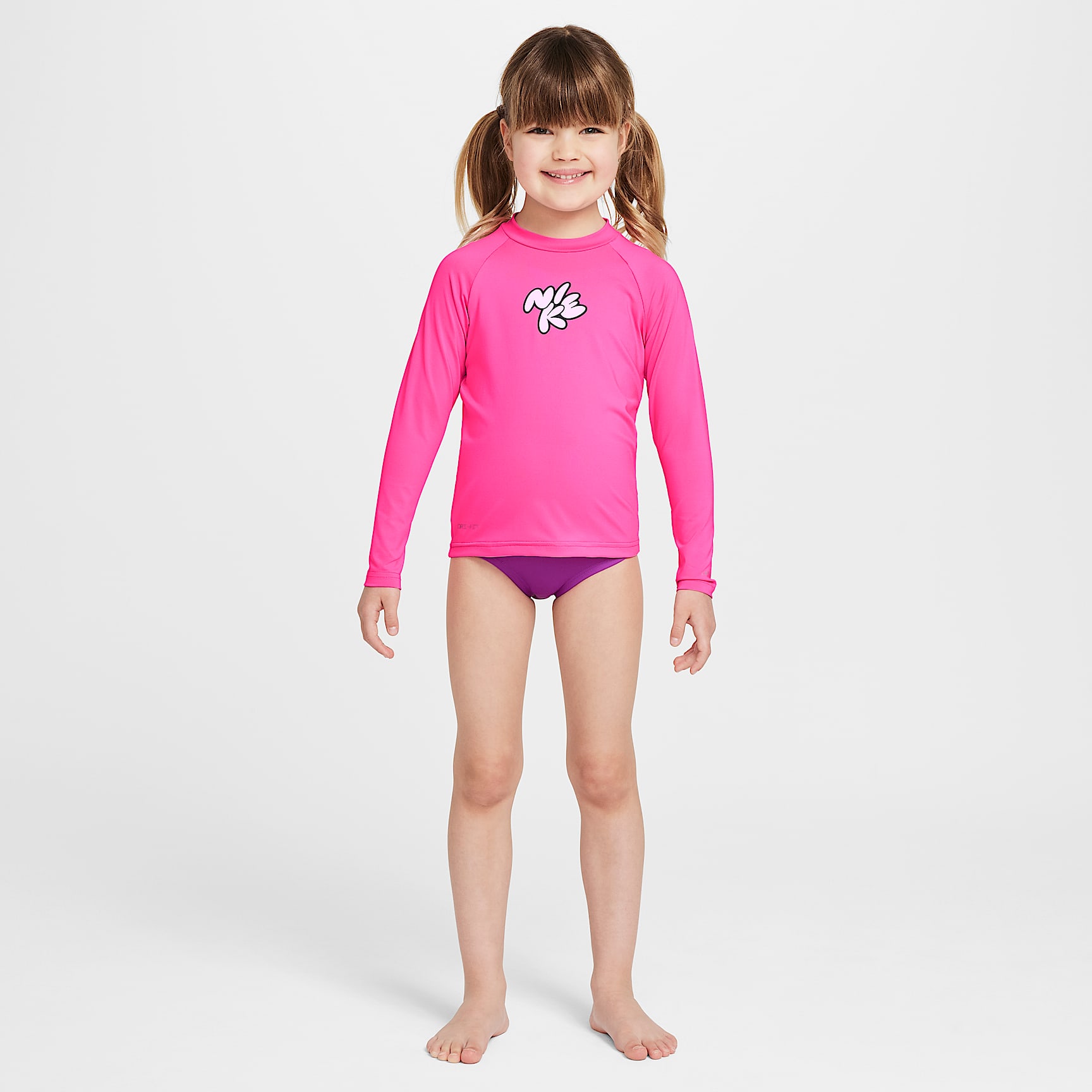 Nike Swim Hydroguard Little Kids' (Girls') Long-Sleeve T-Shirt
