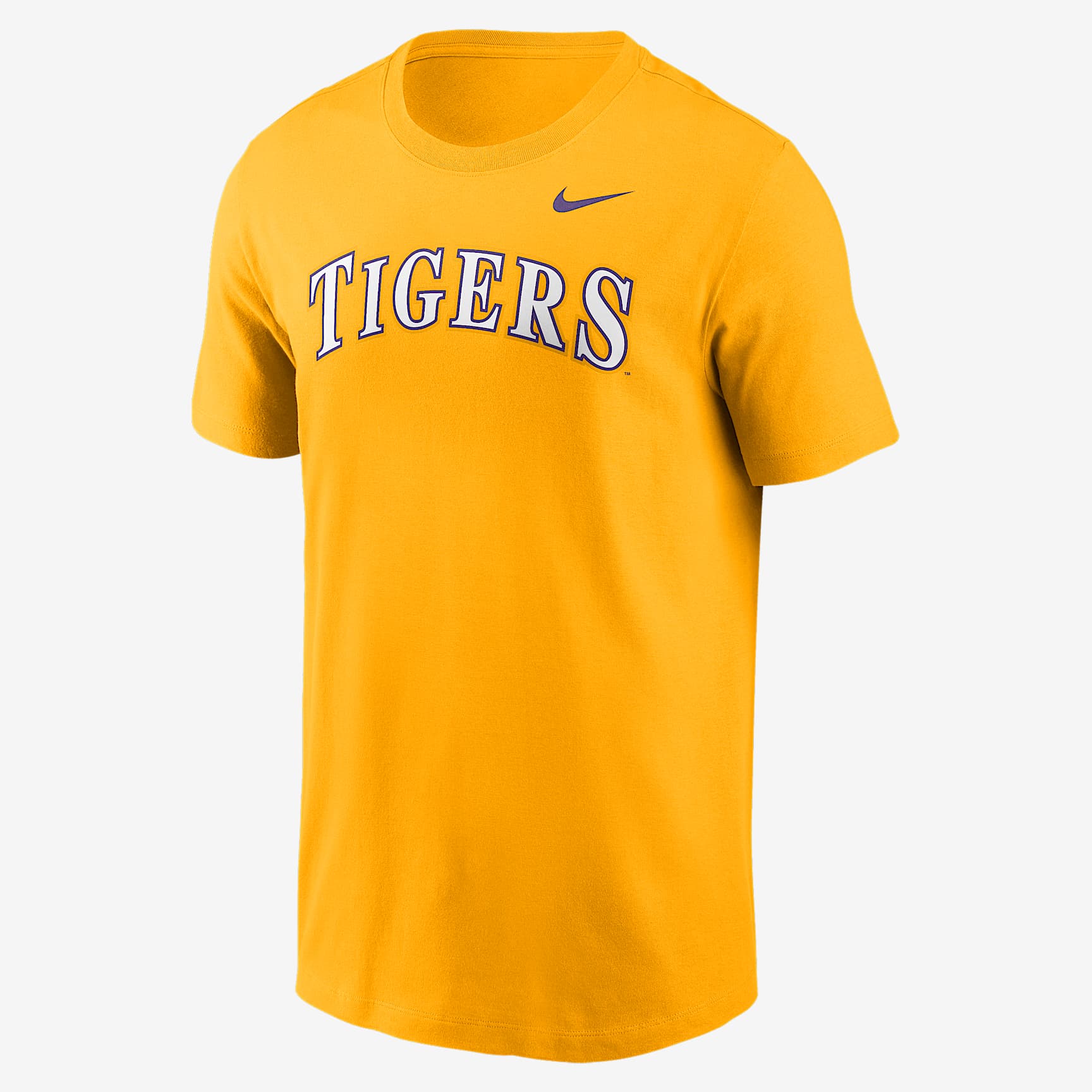 LSU Tigers Baseball Wordmark Men's Nike College T-Shirt
