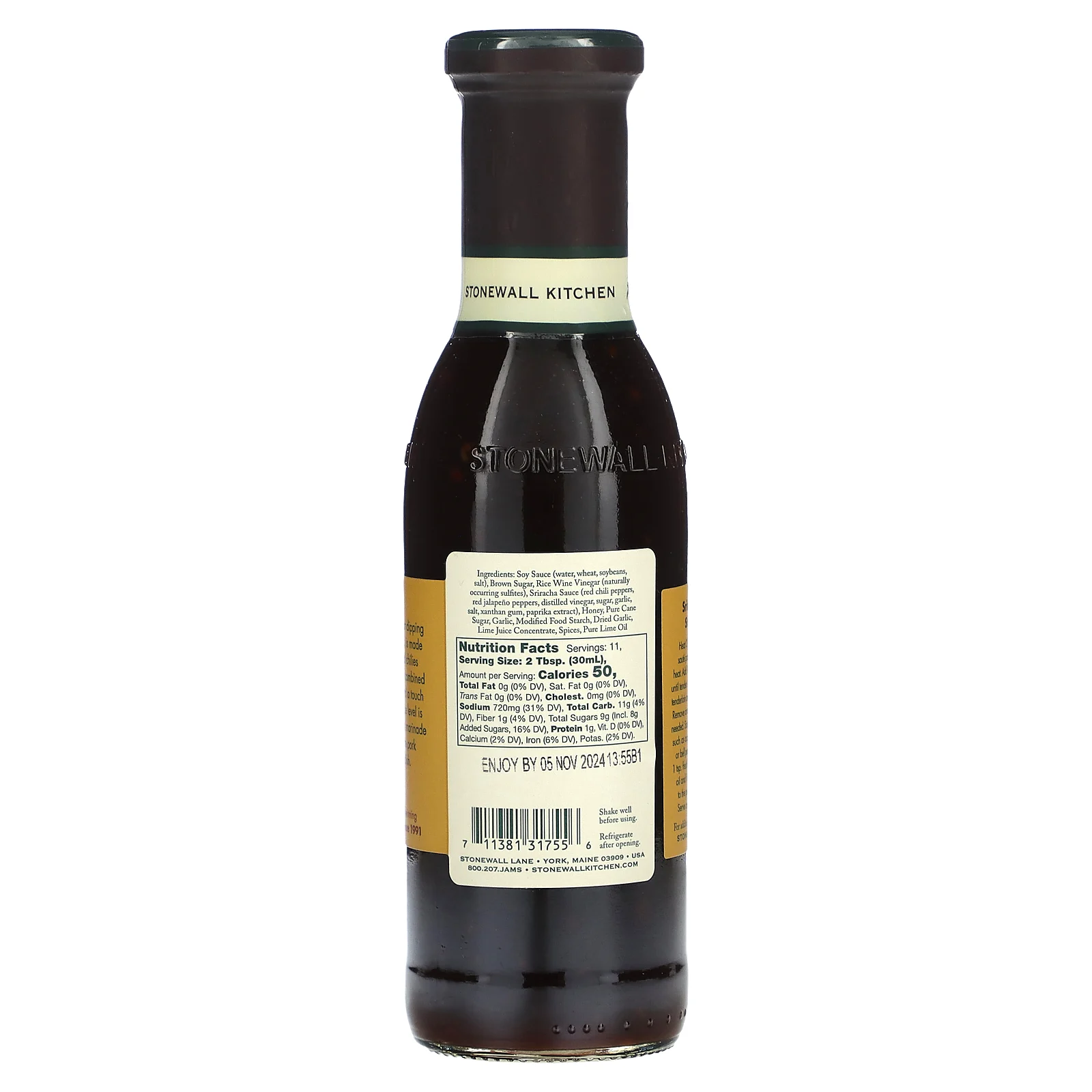 Stonewall Kitchen, Sriracha Teriyaki Sauce, 11 fl oz (330 ml)