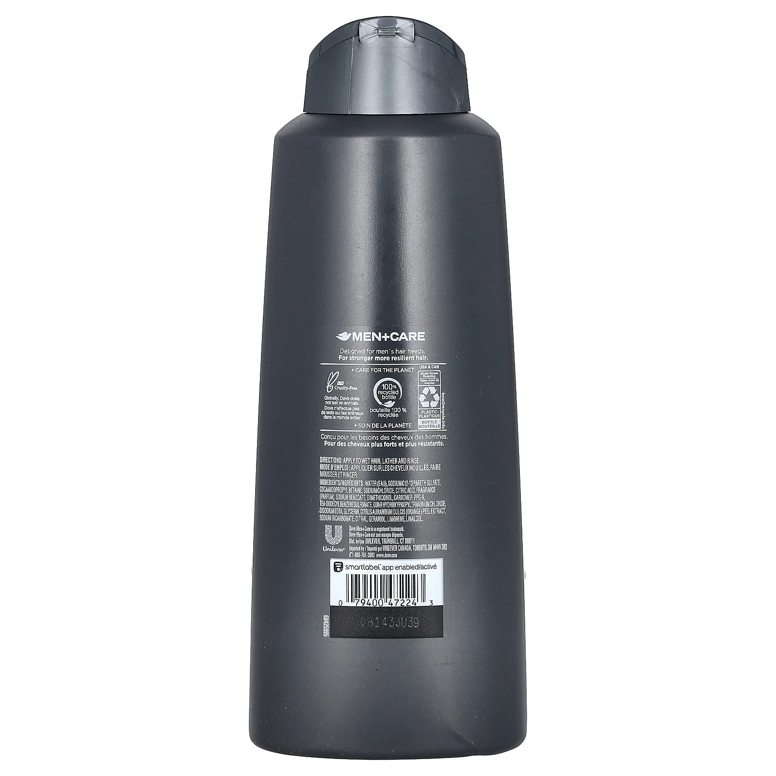 Dove, Men + Care, 3 шампуня + кондиционер + гель для душа, SportCare, Endurance с экстрактом апельсиновой корки, 603 мл (20,4 жидк. Унции)