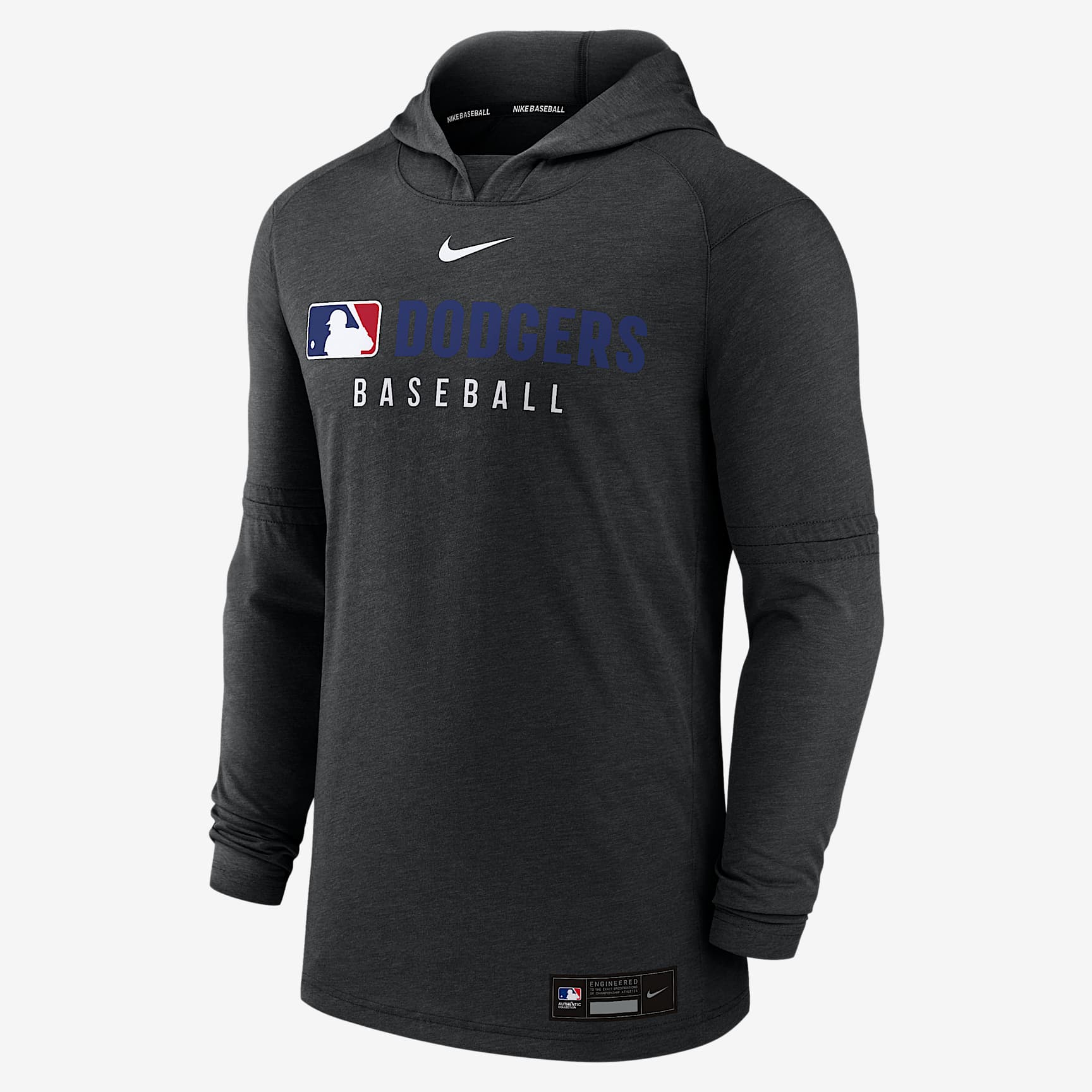 Los Angeles Dodgers Authentic Collection Men's Nike Dri-FIT MLB Pullover Hoodie