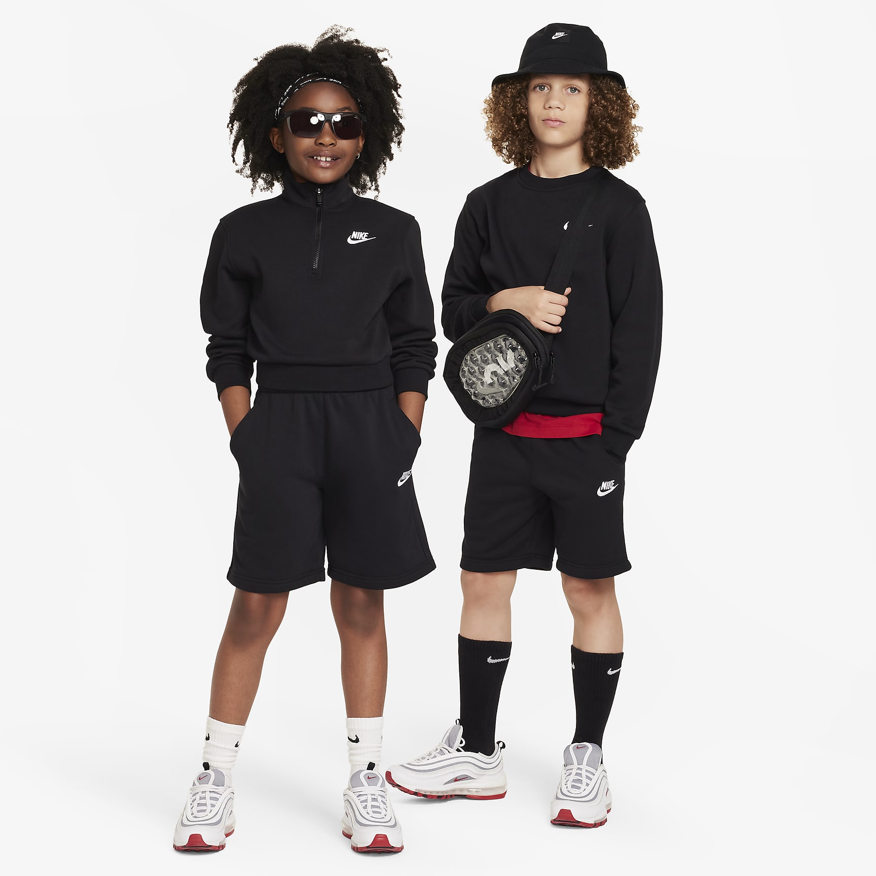 Nike Sportswear Club Fleece Big Kids' French Terry Shorts