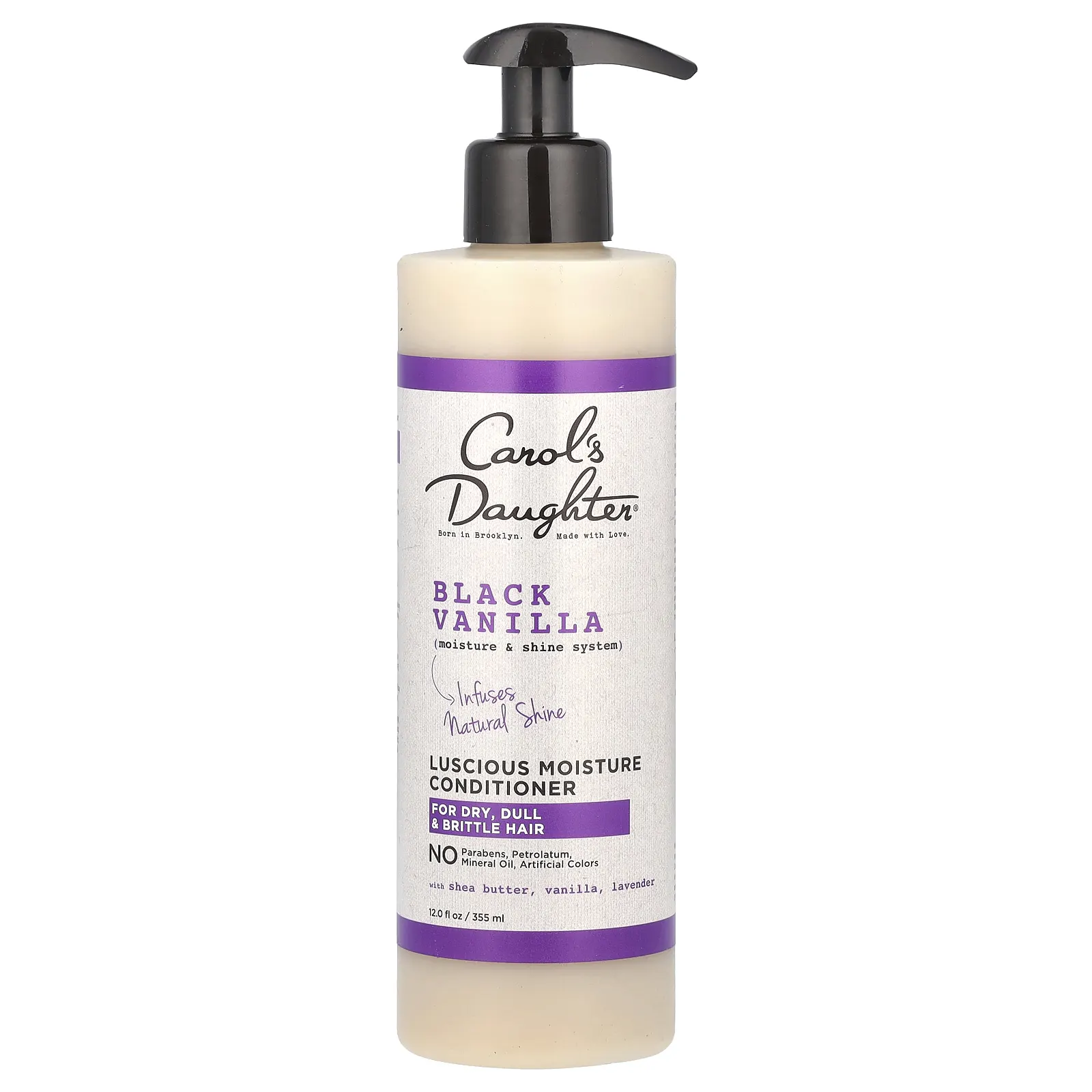 Carol's Daughter, Увлажняющий кондиционер для сухих, тусклых и ломких волос, черная ваниль, 355 мл (12 жидк. Унций)
