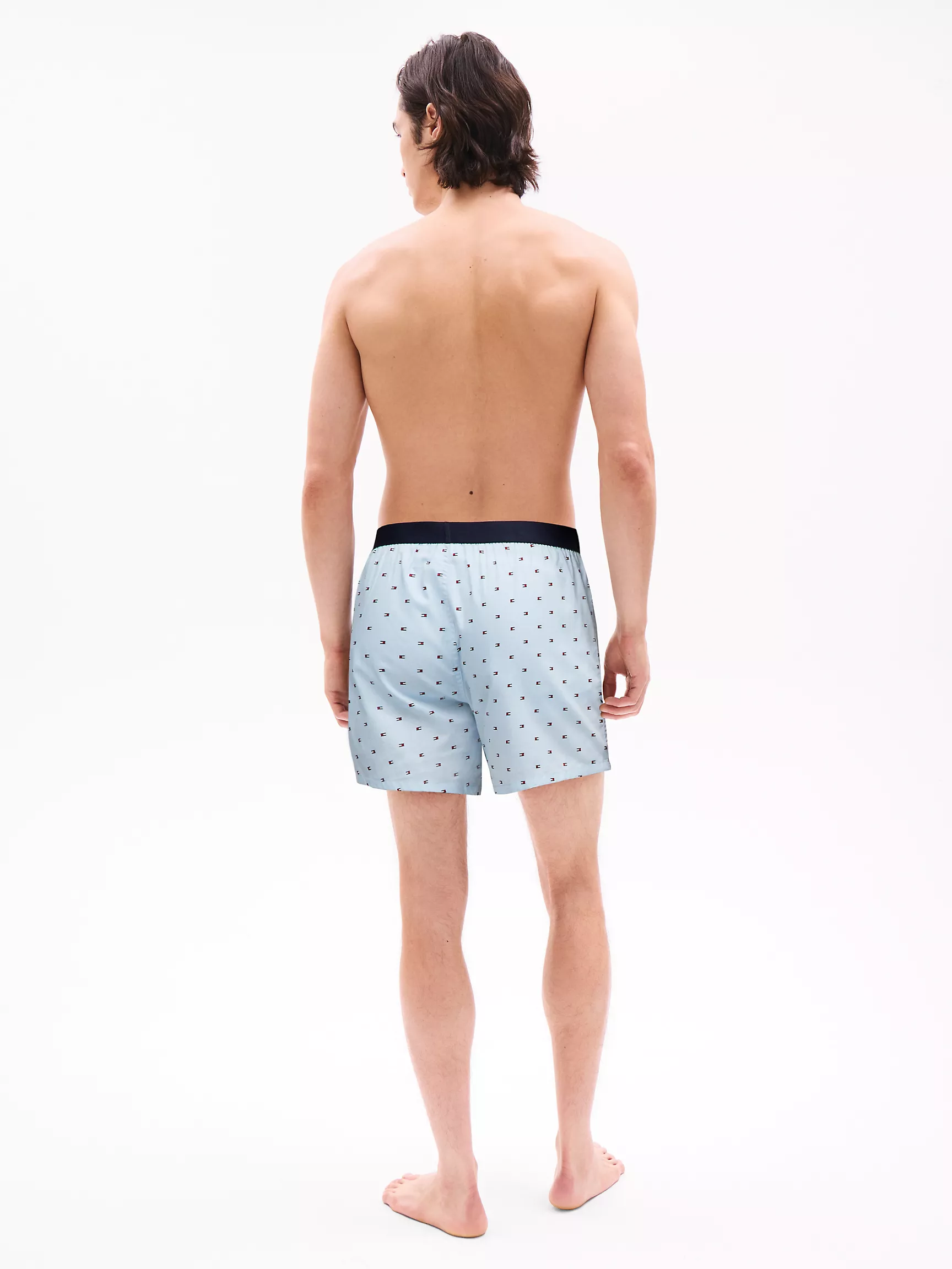 Мужское нижнее белье Tommy Hilfiger, Приталенные тканевые боксеры