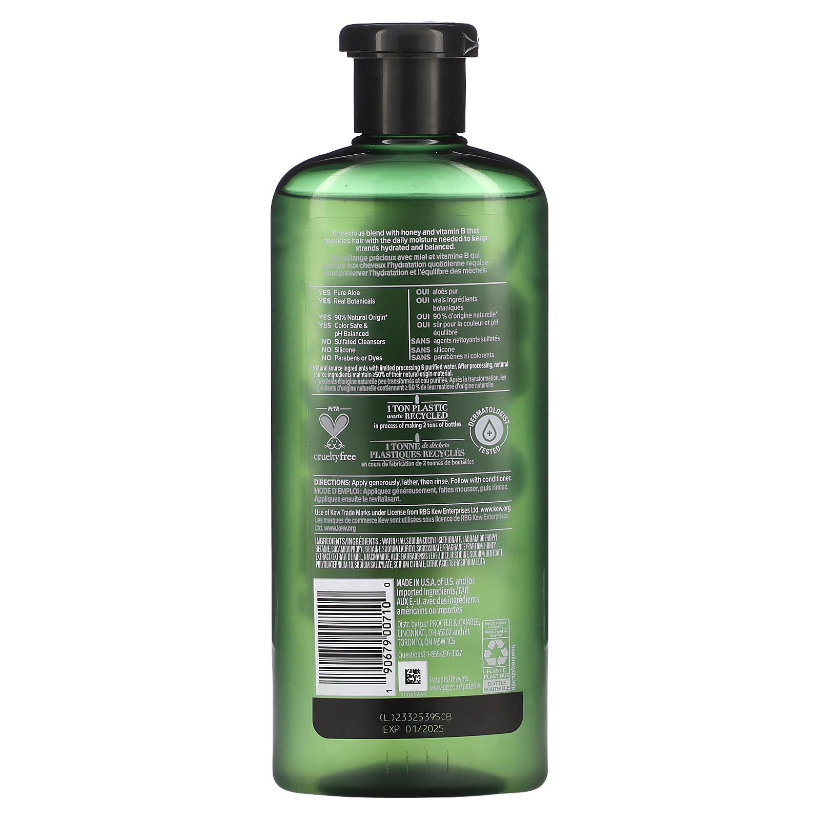 Herbal Essences, Bio: Renew, увлажняющий шампунь, мед и витамин B, 400 мл (13,5 жидк. унции)