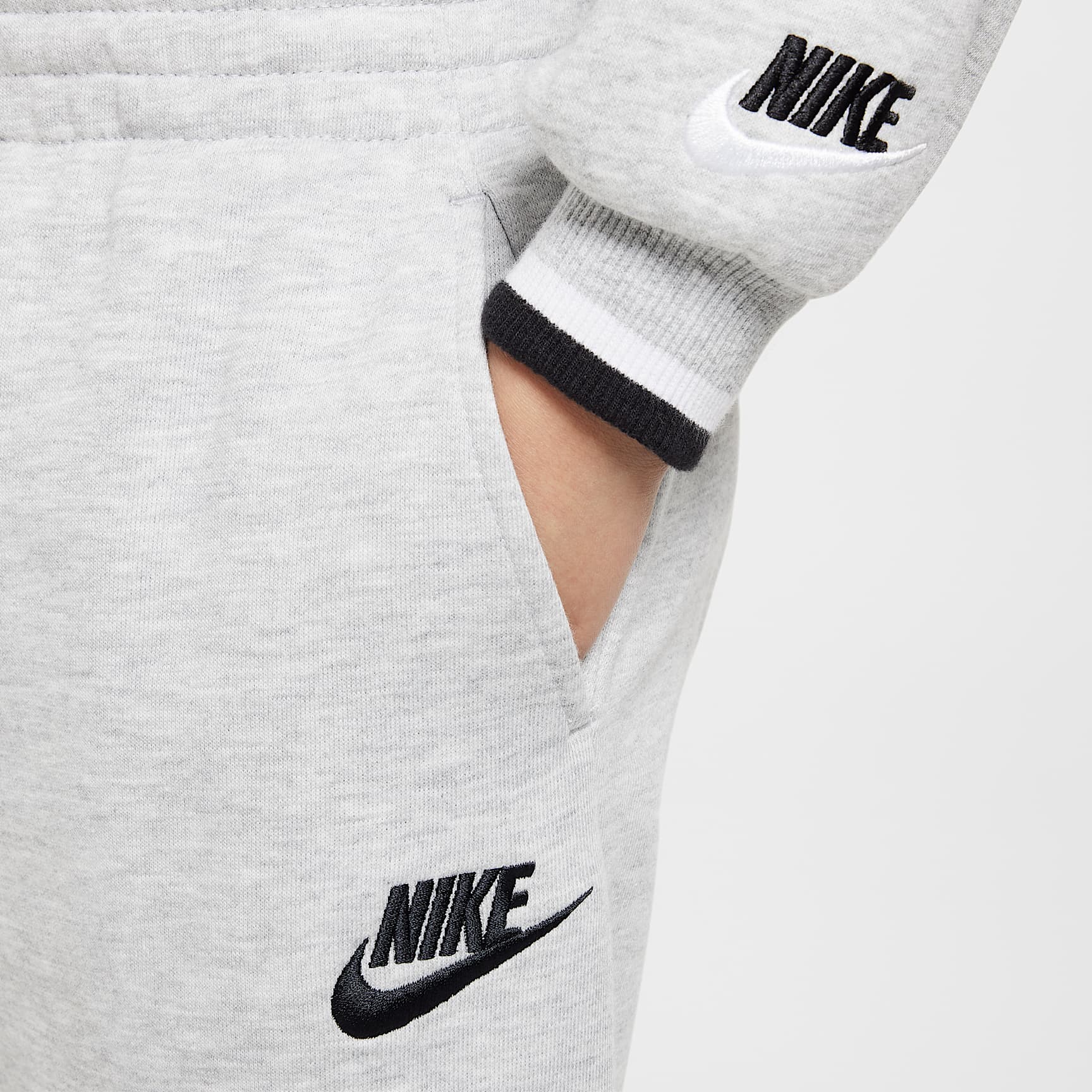 Nike Sportswear "Outside the Lines" Little Kids' French Terry Pants