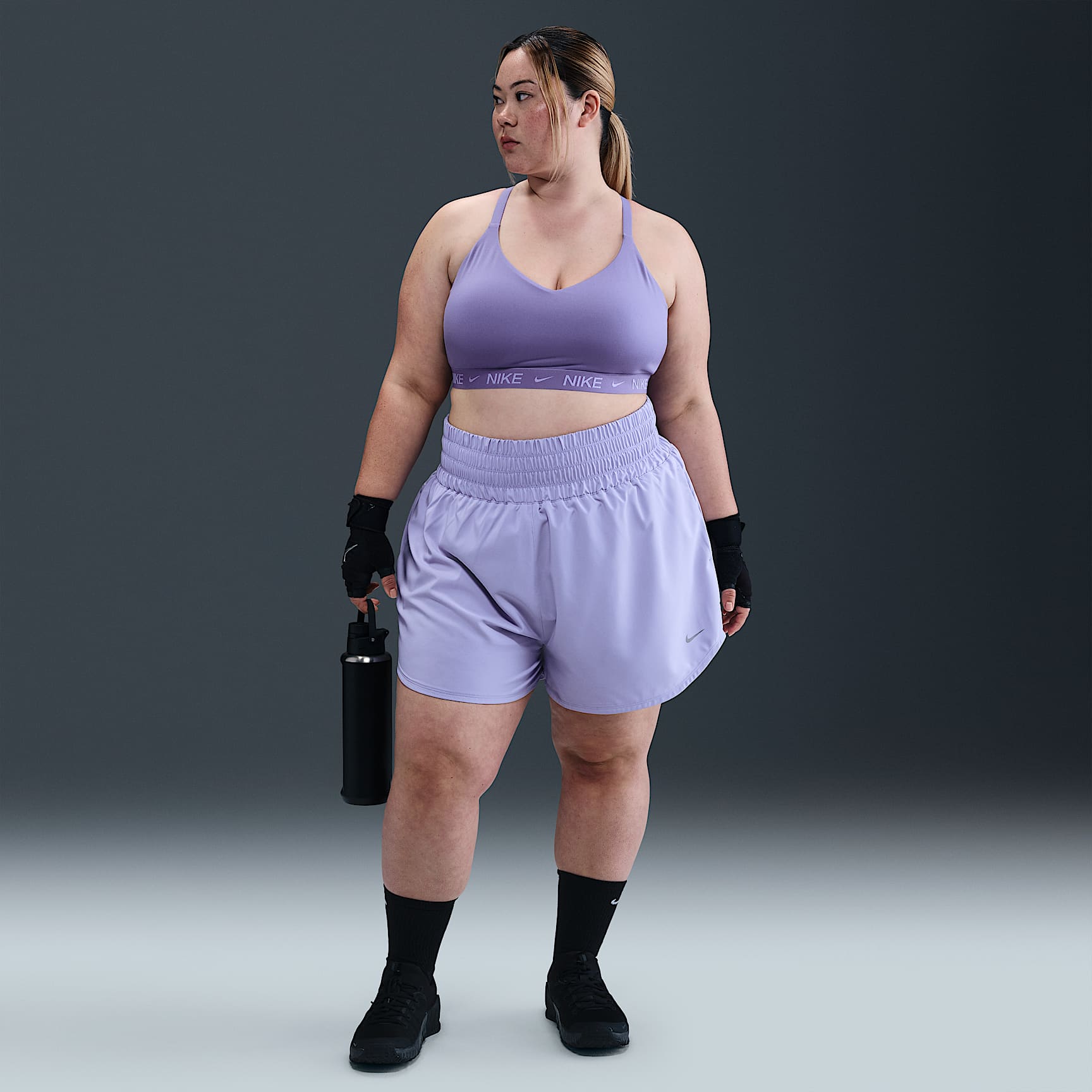 Nike Indy Light Support Women's Padded Adjustable Sports Bra (Plus Size)