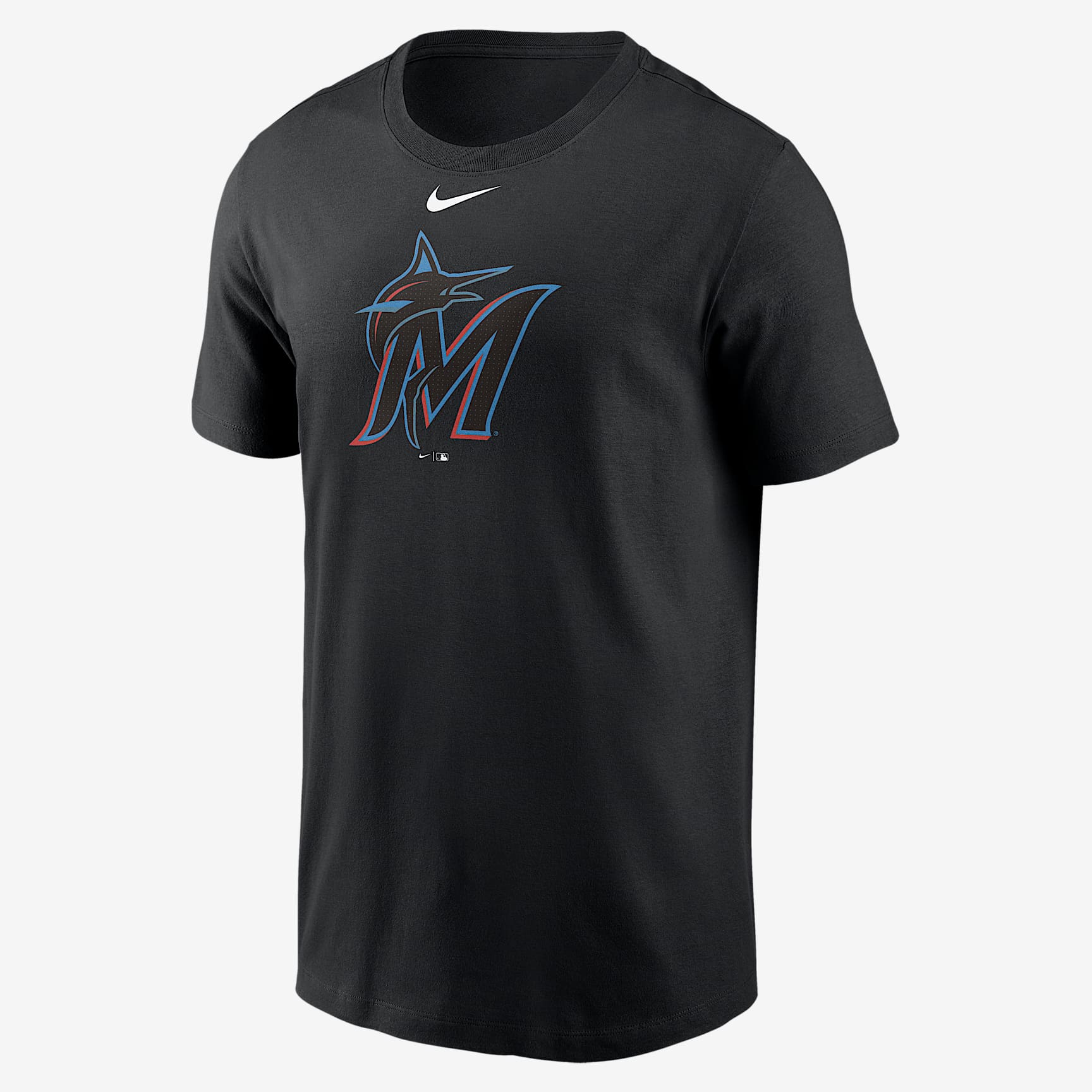 Miami Marlins Fuse Large Logo Men's Nike MLB T-Shirt