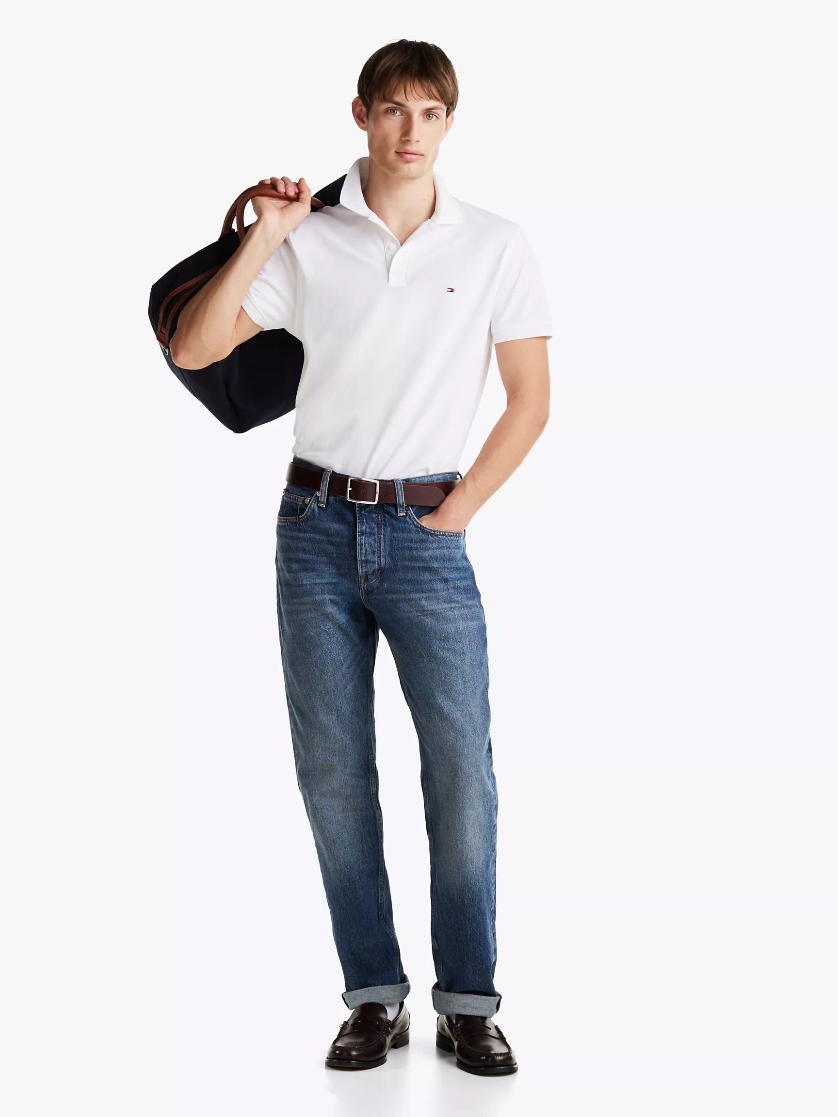 Мужское поло Tommy Hilfiger, Стандартное поло из технологичного пике