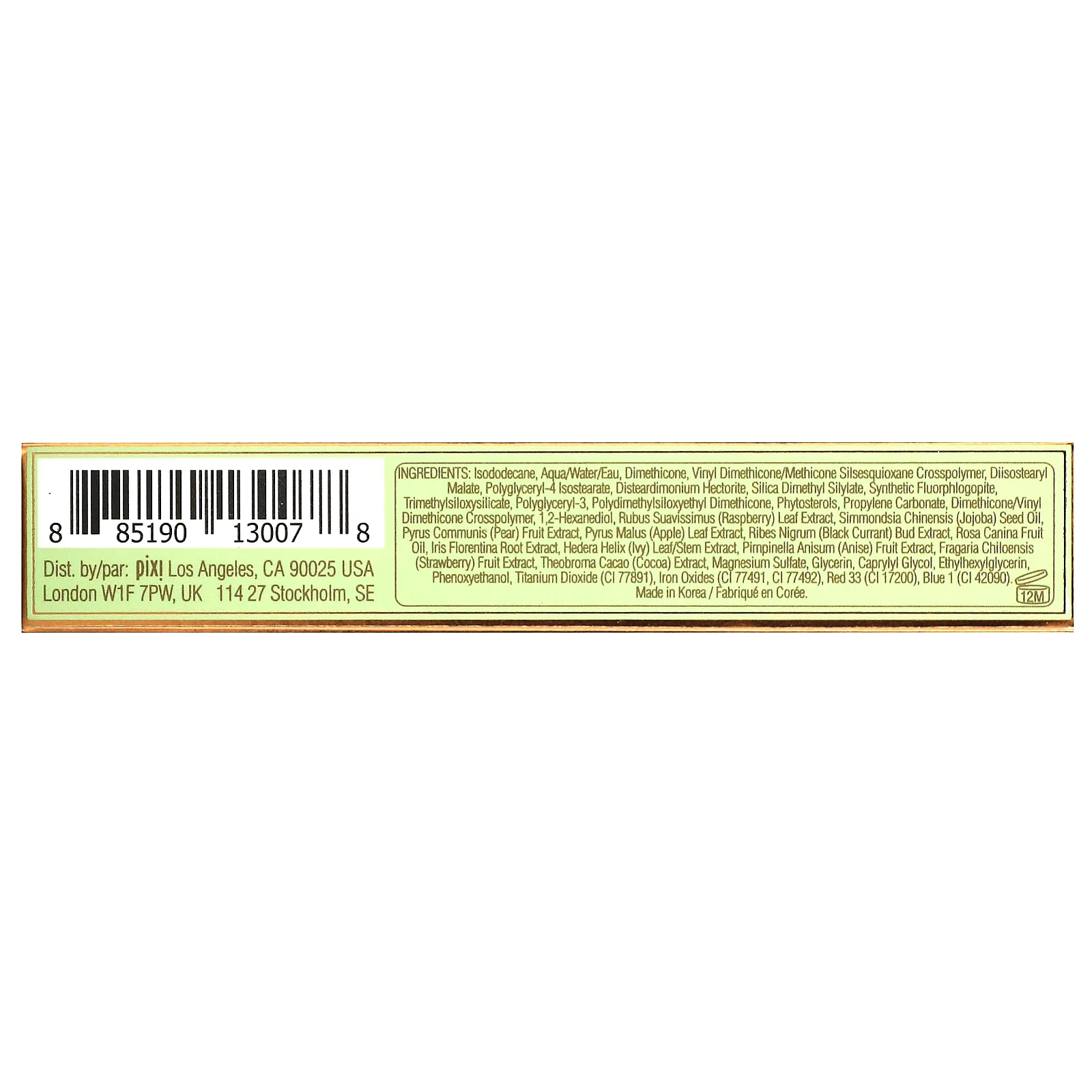 Pixi Beauty, TintFix, сатиновый тинт для губ, оттенок 0140 Calm, 4,5 г (0,16 унции)