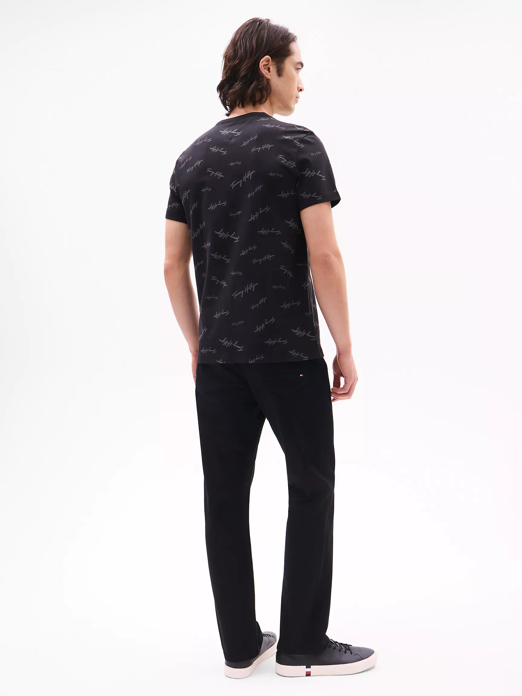 Мужская футболка Tommy Hilfiger, Футболка с фирменной флаговой полоской