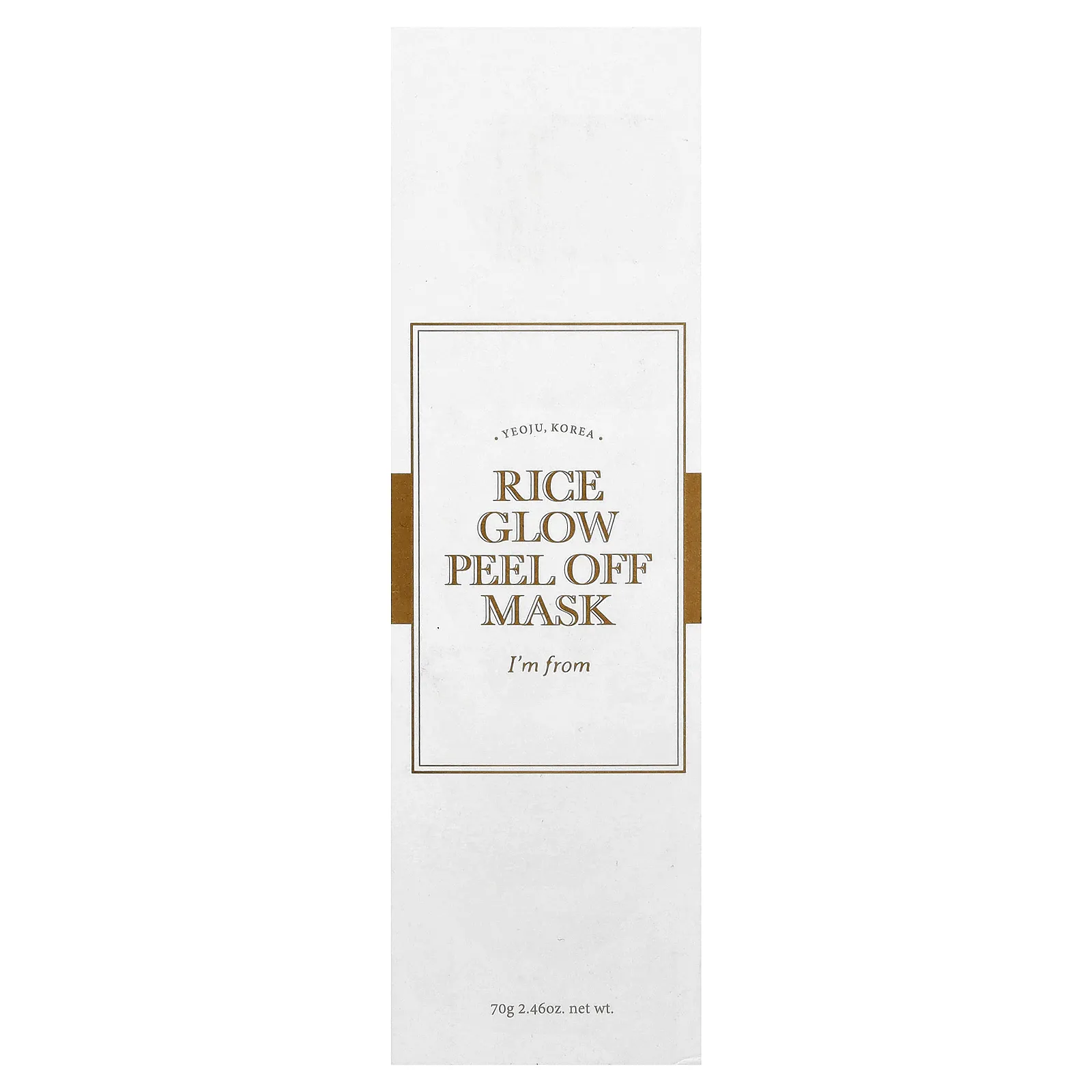 I'm From, Rice Glow Peel Off Beauty Mask, 70 г (2,46 унции)