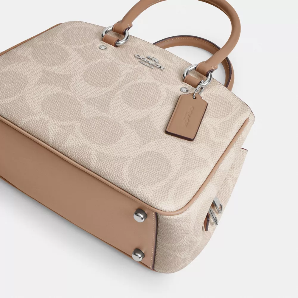Сумка COACH Savannah Small Carryall Bag In Signature Canvas