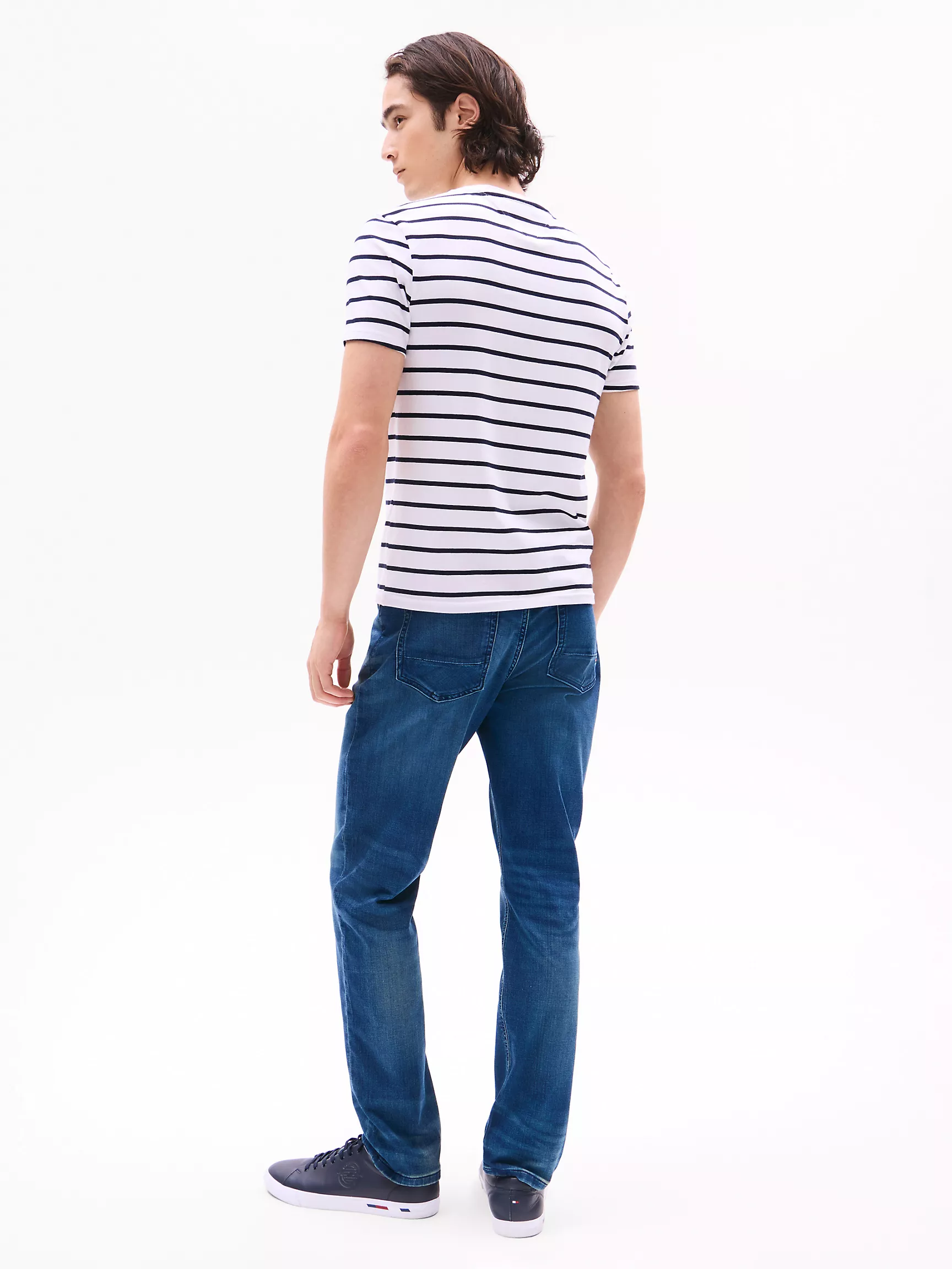 Мужская футболка Tommy Hilfiger, Эластичная футболка премиального качества сверхприталенного кроя