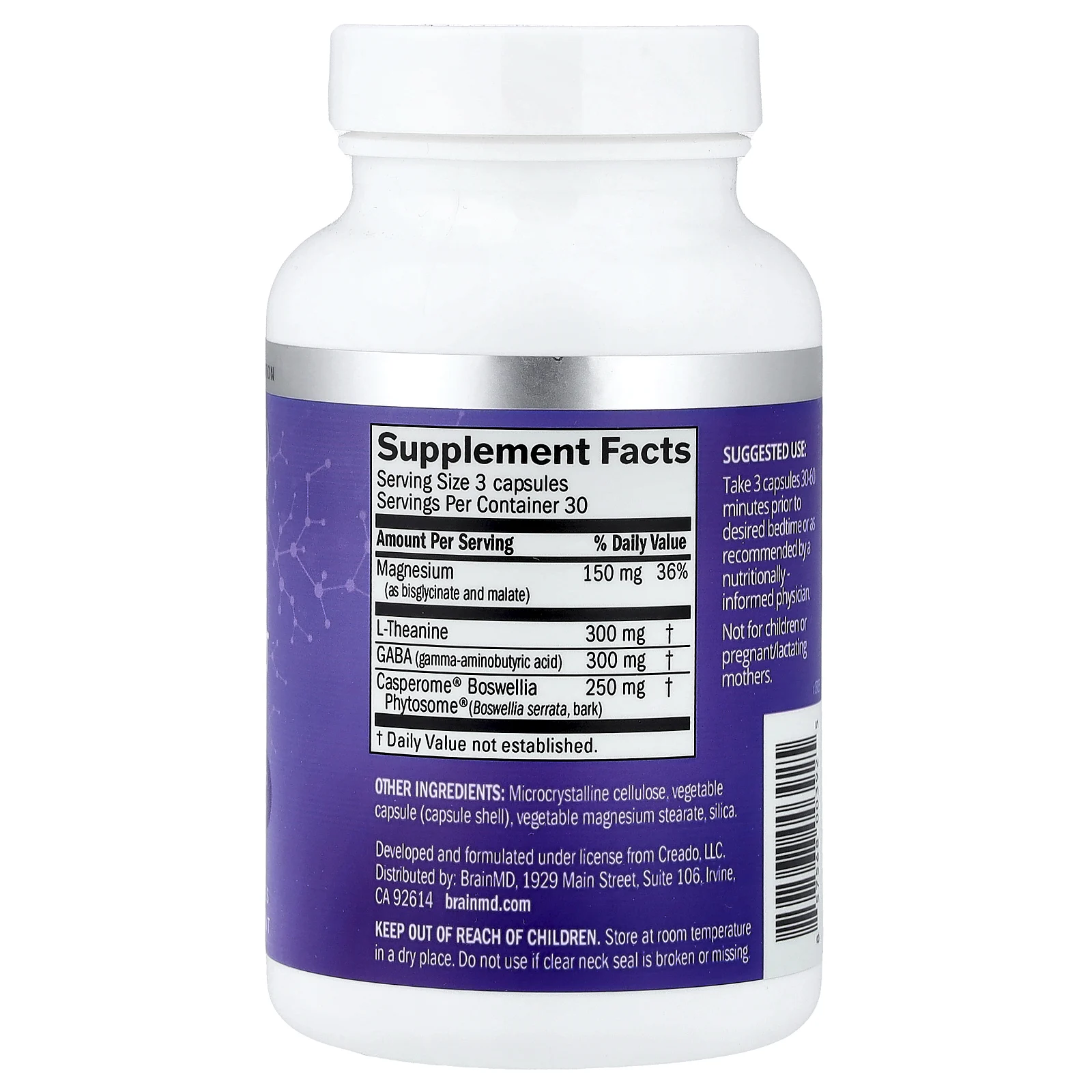 BrainMD, Deep Comfort Sleep, 90 веганских капсул