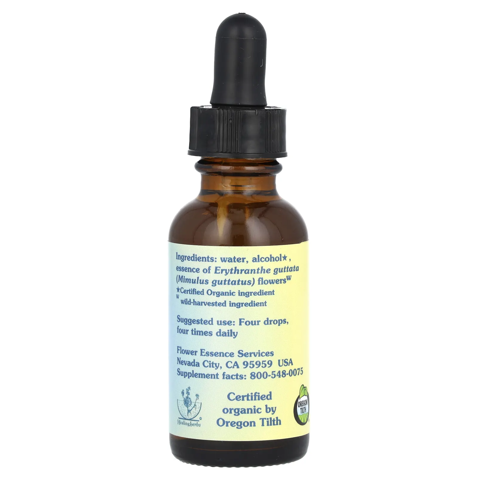 Flower Essence Services, эссенция цветков мимулюса, 30 мл (1 жидк. унция)