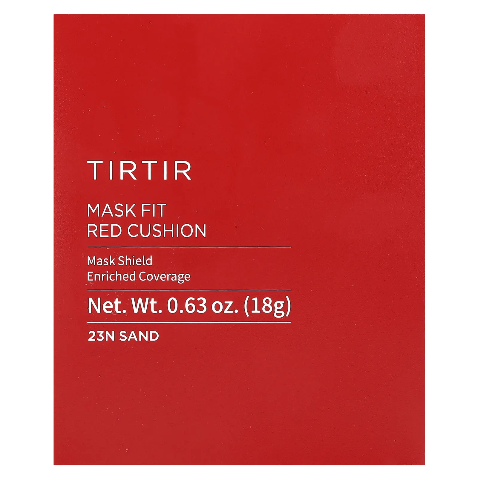 TIRTIR, Mask Fit, Red Cushion, SPF 40 PA ++, 23N песочный, 18 г (0,63 унции)