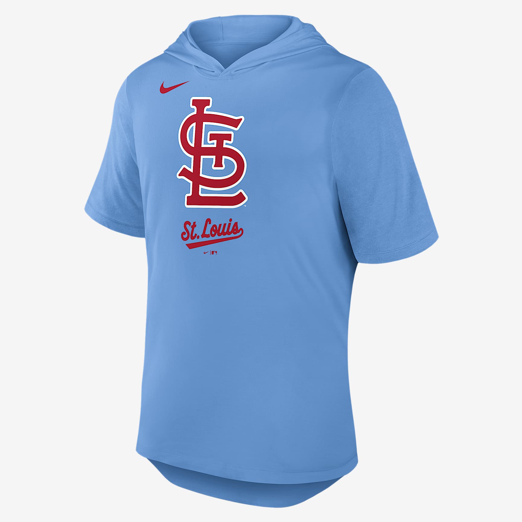 St. Louis Cardinals Logo Men's Nike Dri-FIT MLB Hooded T-Shirt