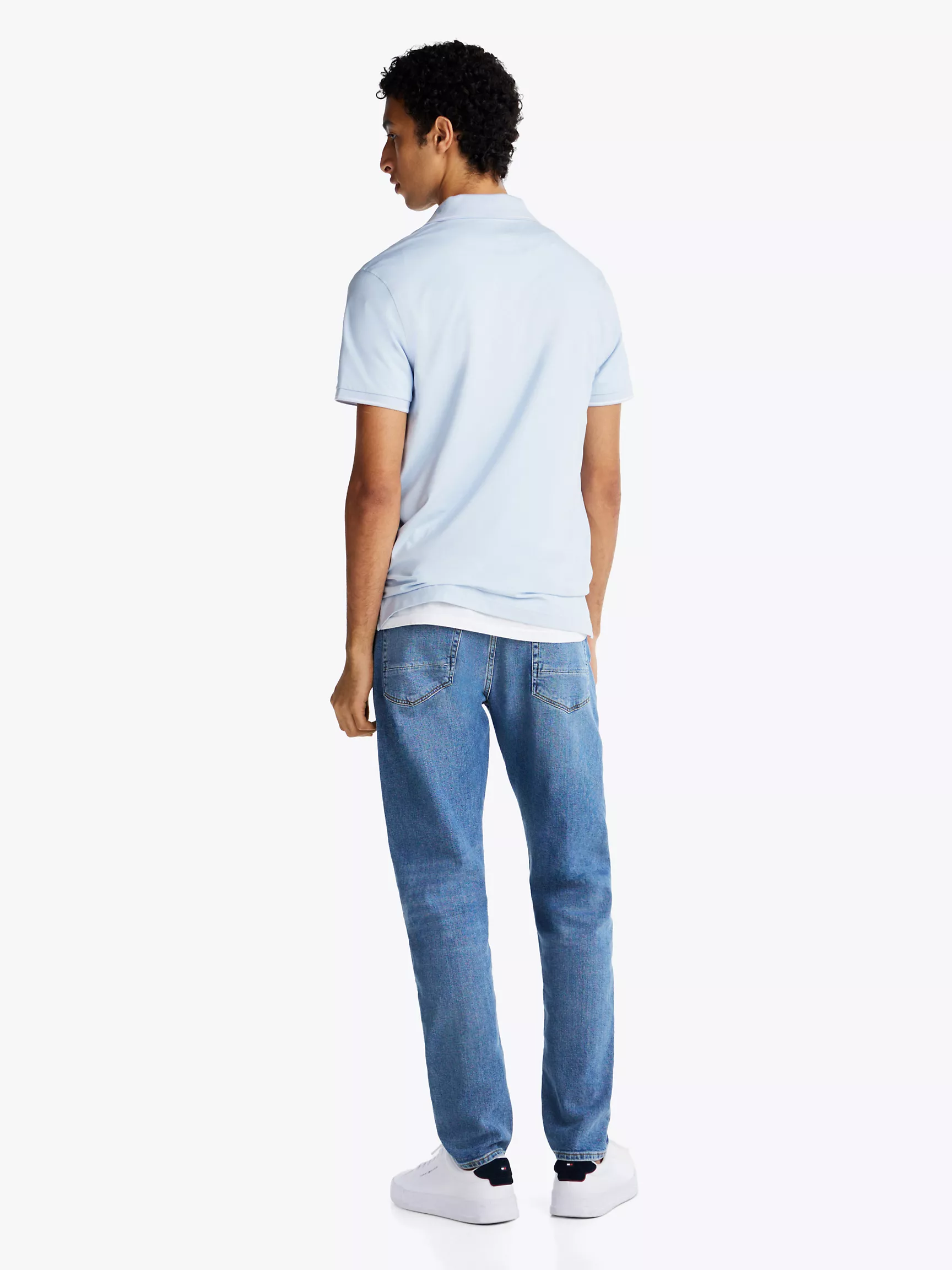 Мужское поло Tommy Hilfiger, Стандартное поло из трикотажной ткани Performance