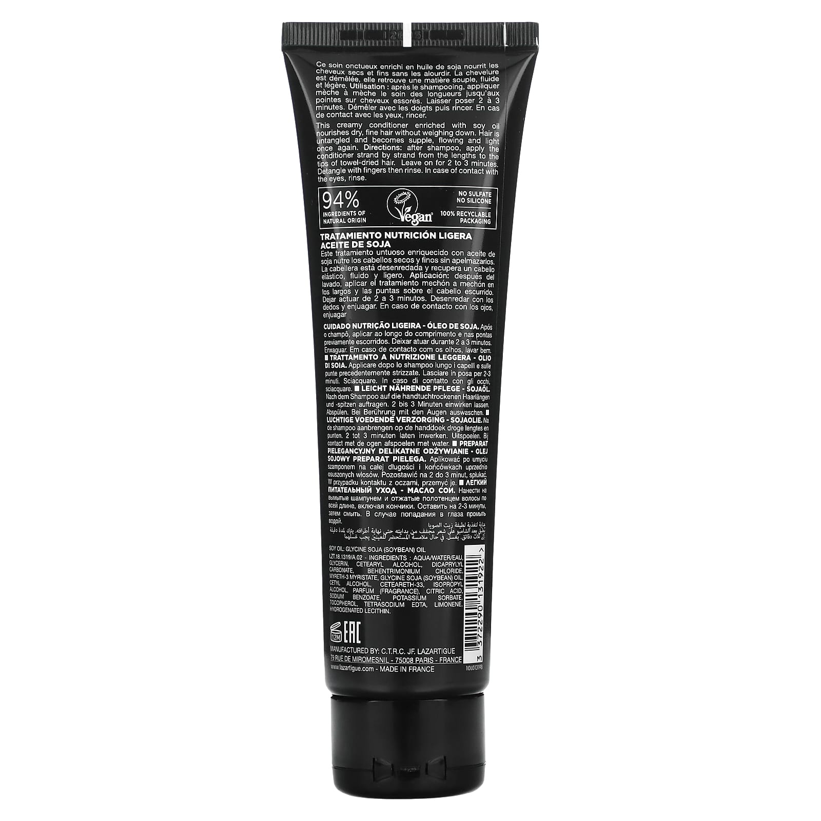 Lazartigue, Nourish-Light, питательный кондиционер, для сухих и тонких волос, 150 мл (5,1 жидк. унции)