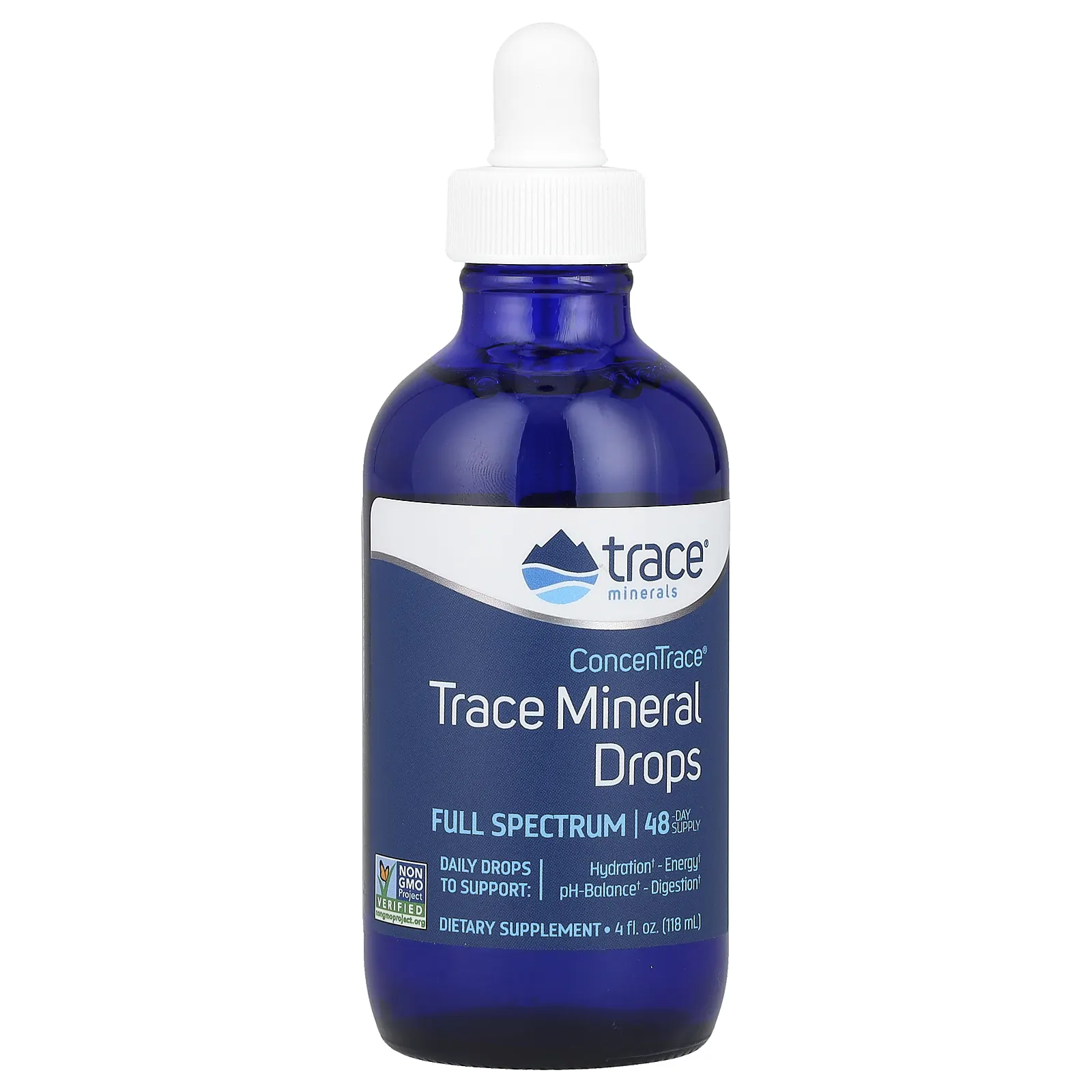 Trace Minerals ®, ConcenTrace, микроэлементы в каплях, 118 мл (4 жидк. унции)